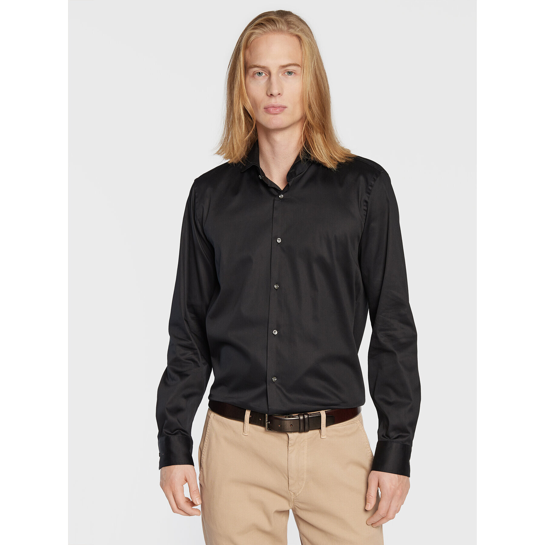 JOOP! Риза J224SH050SF 30033219 Черен Slim Fit - Pepit.bg