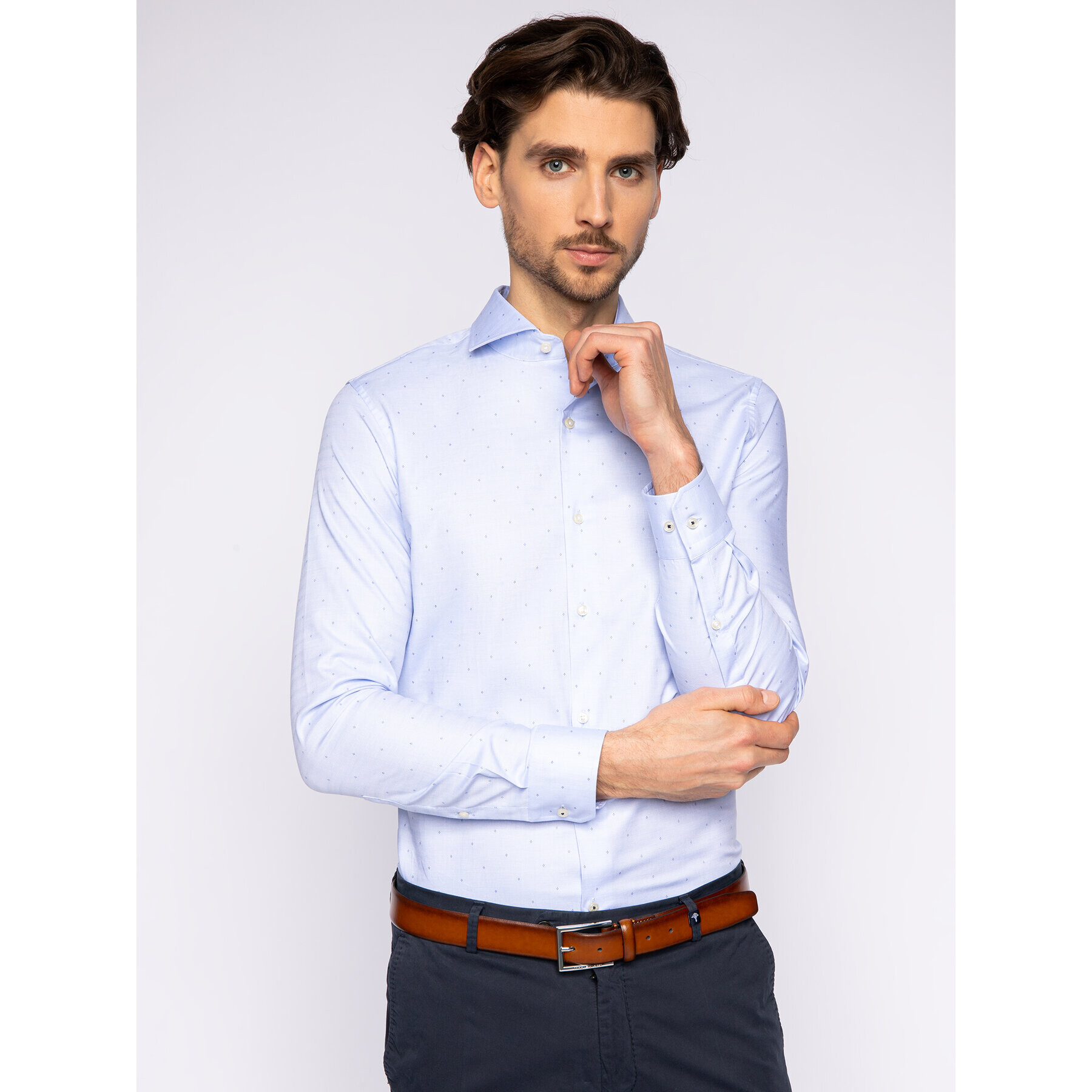 JOOP! Риза Pajos 30018887 Син Slim Fit - Pepit.bg