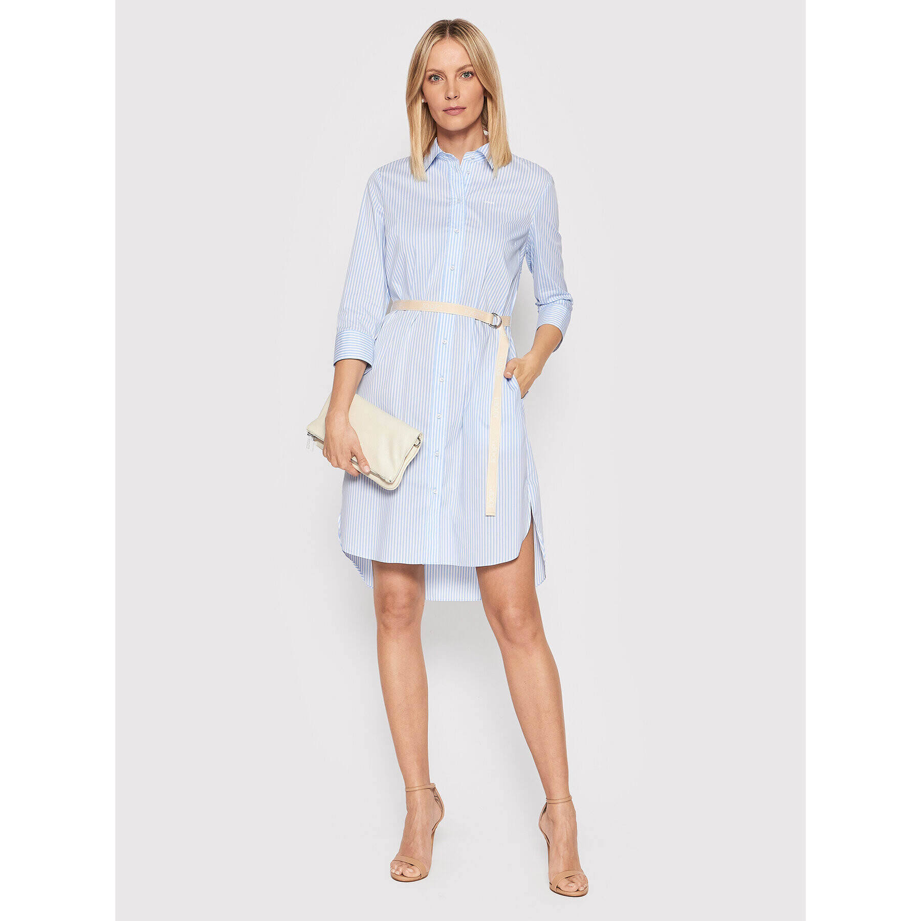 JOOP! Рокля тип риза 58 JW222D117 30031765 Син Regular Fit - Pepit.bg