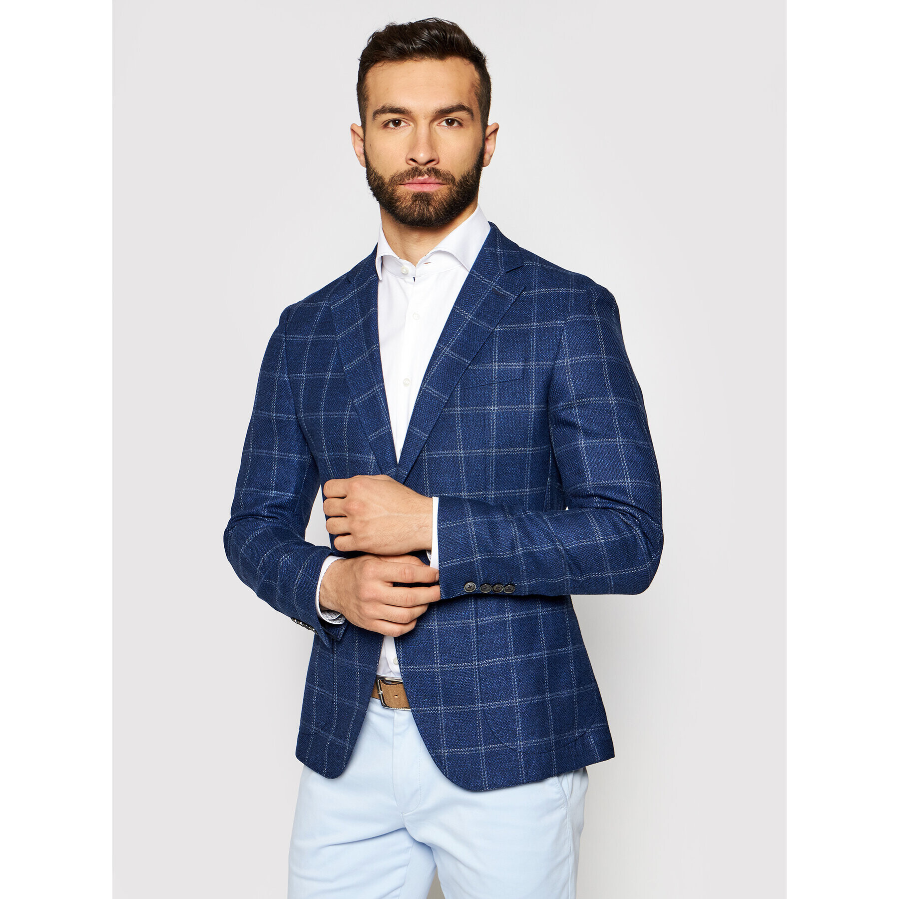 JOOP! Сако 17 JB-47Hoverest 30026611 Тъмносин Slim Fit - Pepit.bg