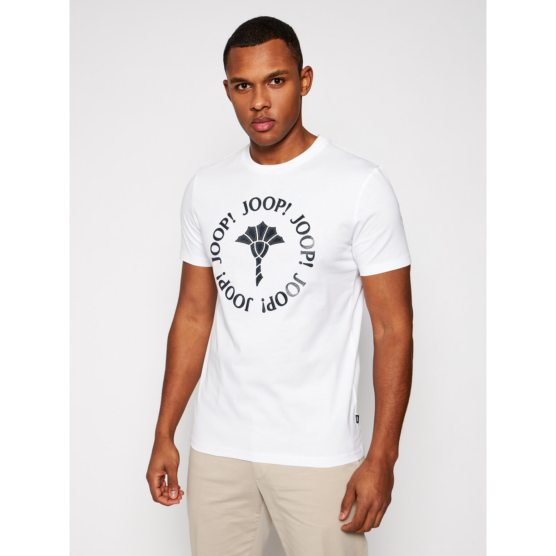 JOOP! Тишърт 17 JJ-01Abramo 30025960 Бял Regular Fit - Pepit.bg