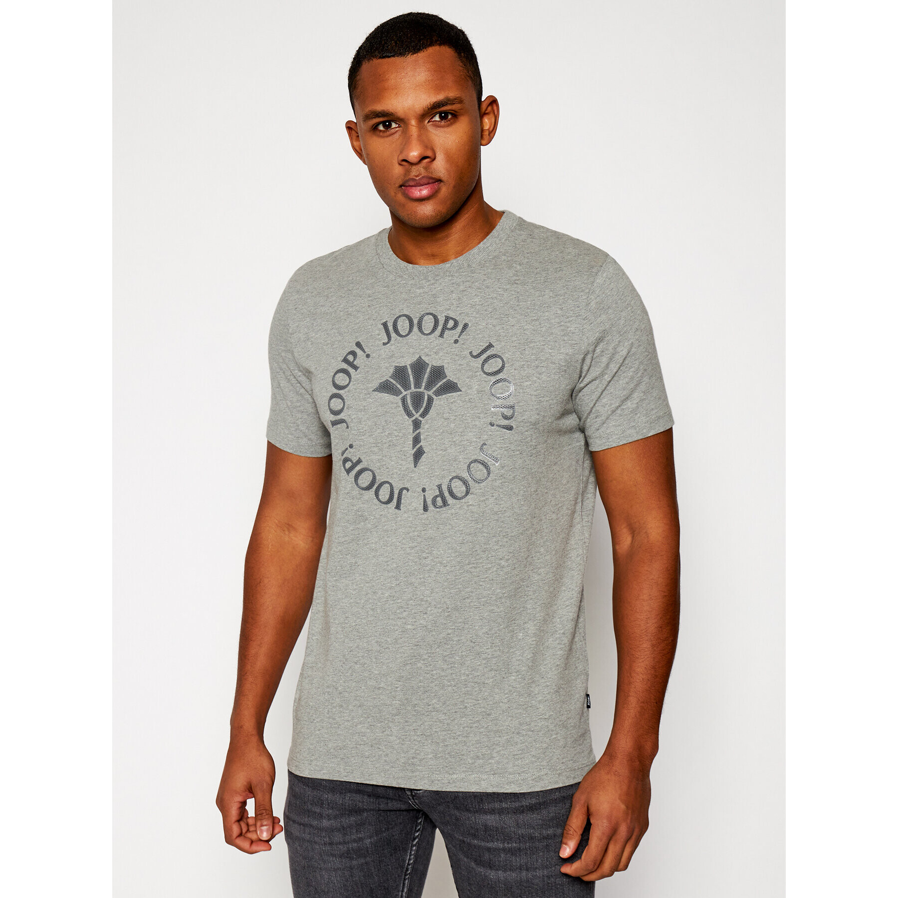 JOOP! Тишърт 17 JJ-01Abramo 30025960 Сив Regular Fit - Pepit.bg