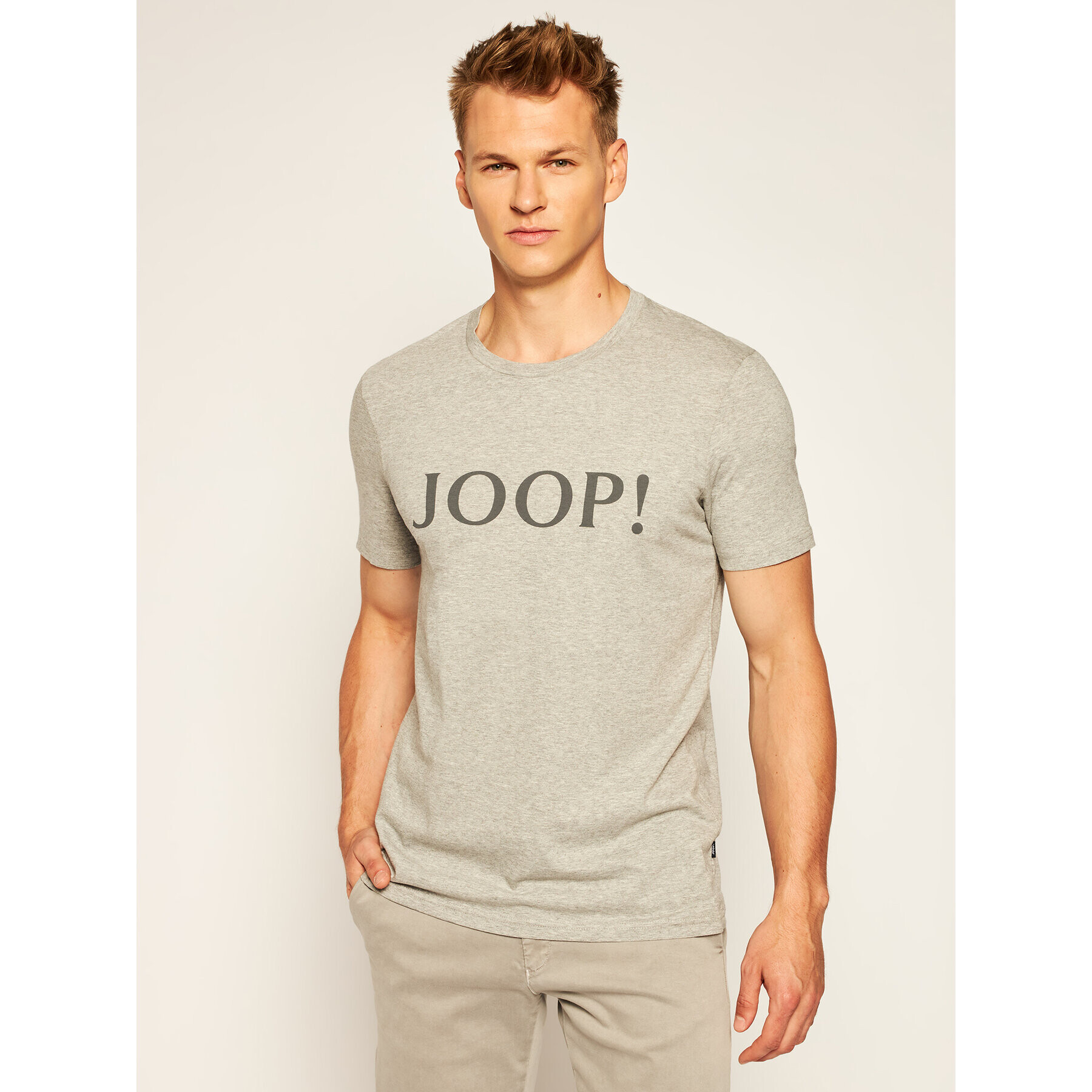 JOOP! Тишърт 17 JJ-06Alerio 30021350 Сив Regular Fit - Pepit.bg