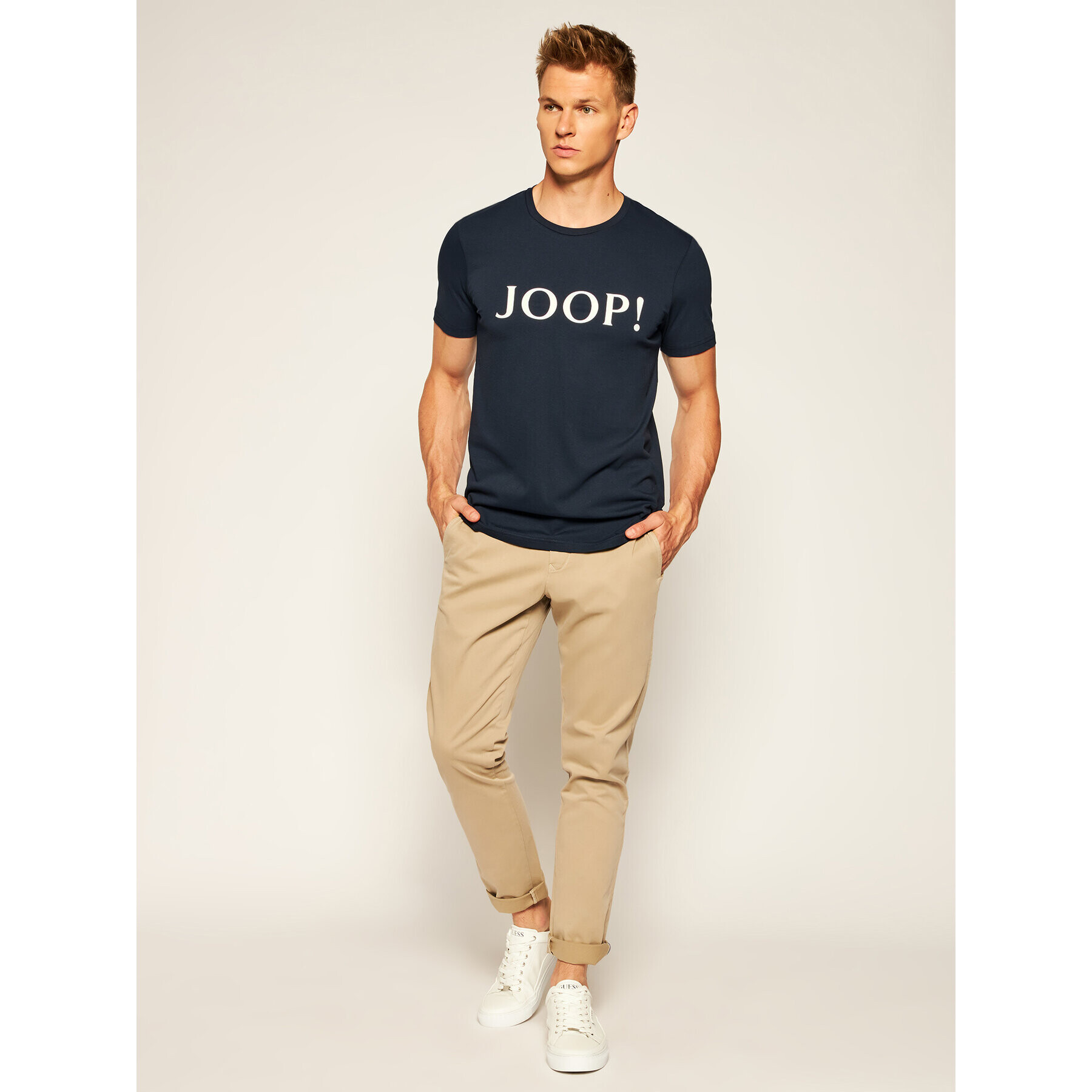 JOOP! Тишърт 17 JJ-06Alerio 30021350 Тъмносин Regular Fit - Pepit.bg