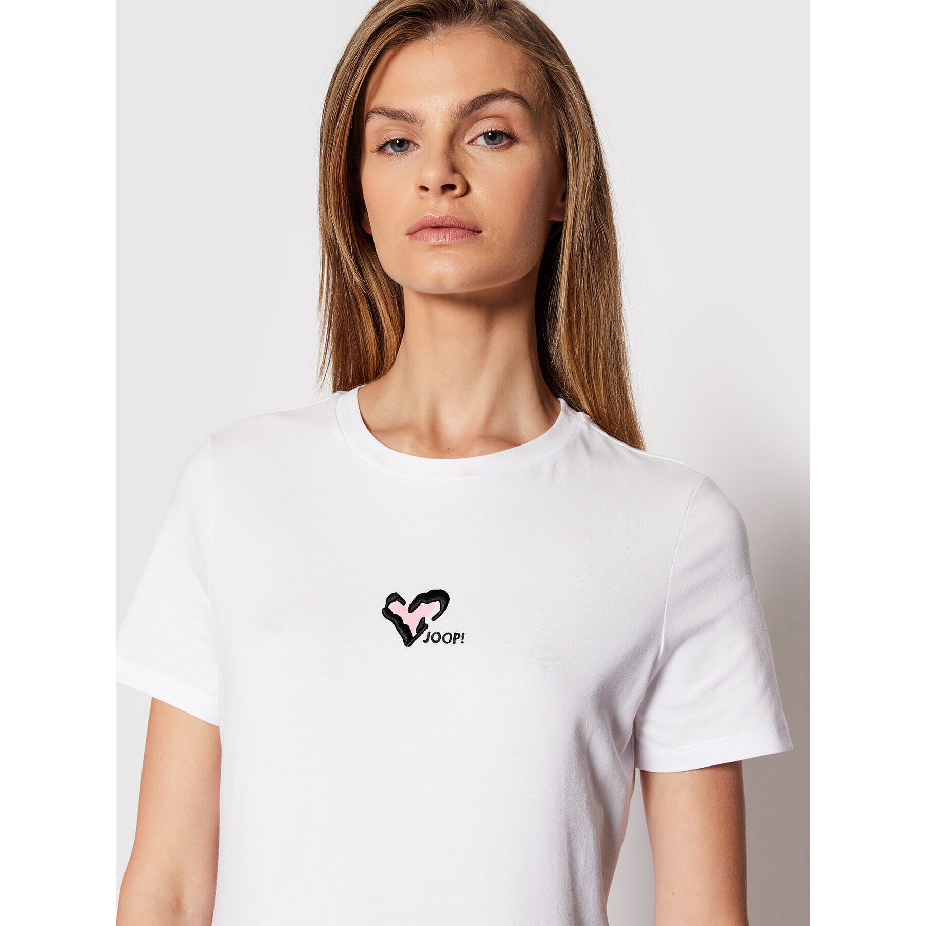 JOOP! Тишърт 58 Jje628 Tami 30026960 Бял Regular Fit - Pepit.bg