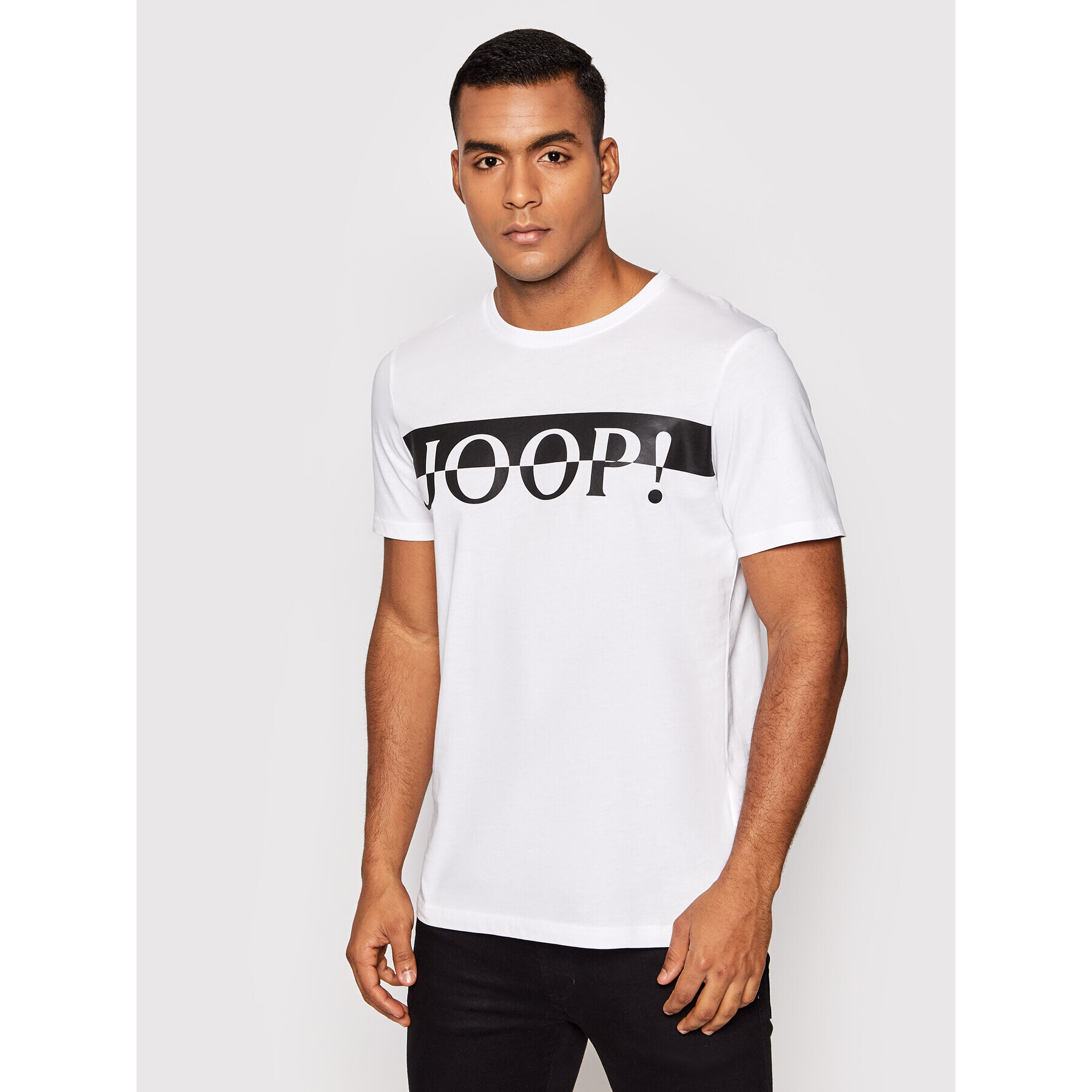 JOOP! Тишърт J221J001 30029975 Бял Regular Fit - Pepit.bg