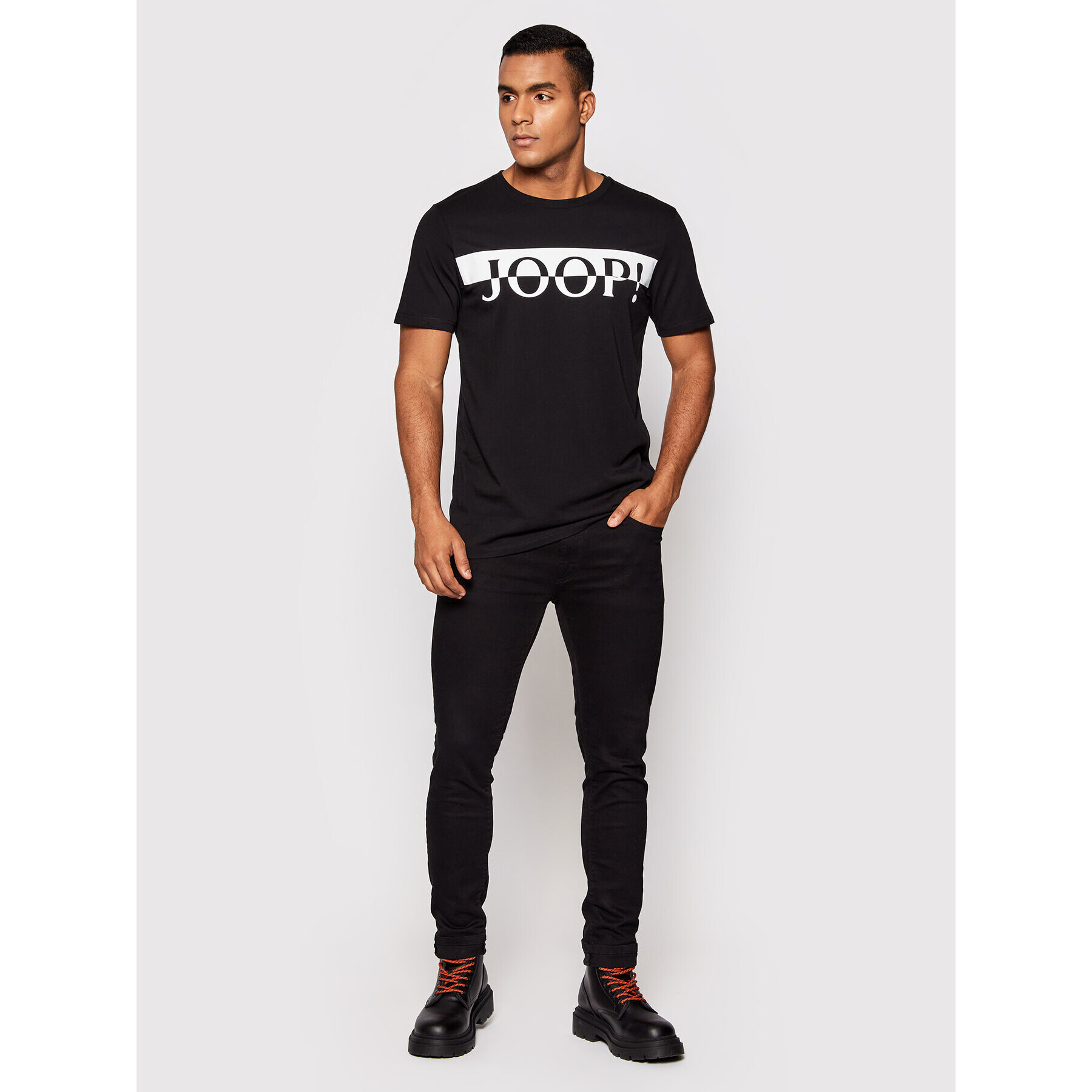 JOOP! Тишърт J221J001 30029975 Черен Regular Fit - Pepit.bg