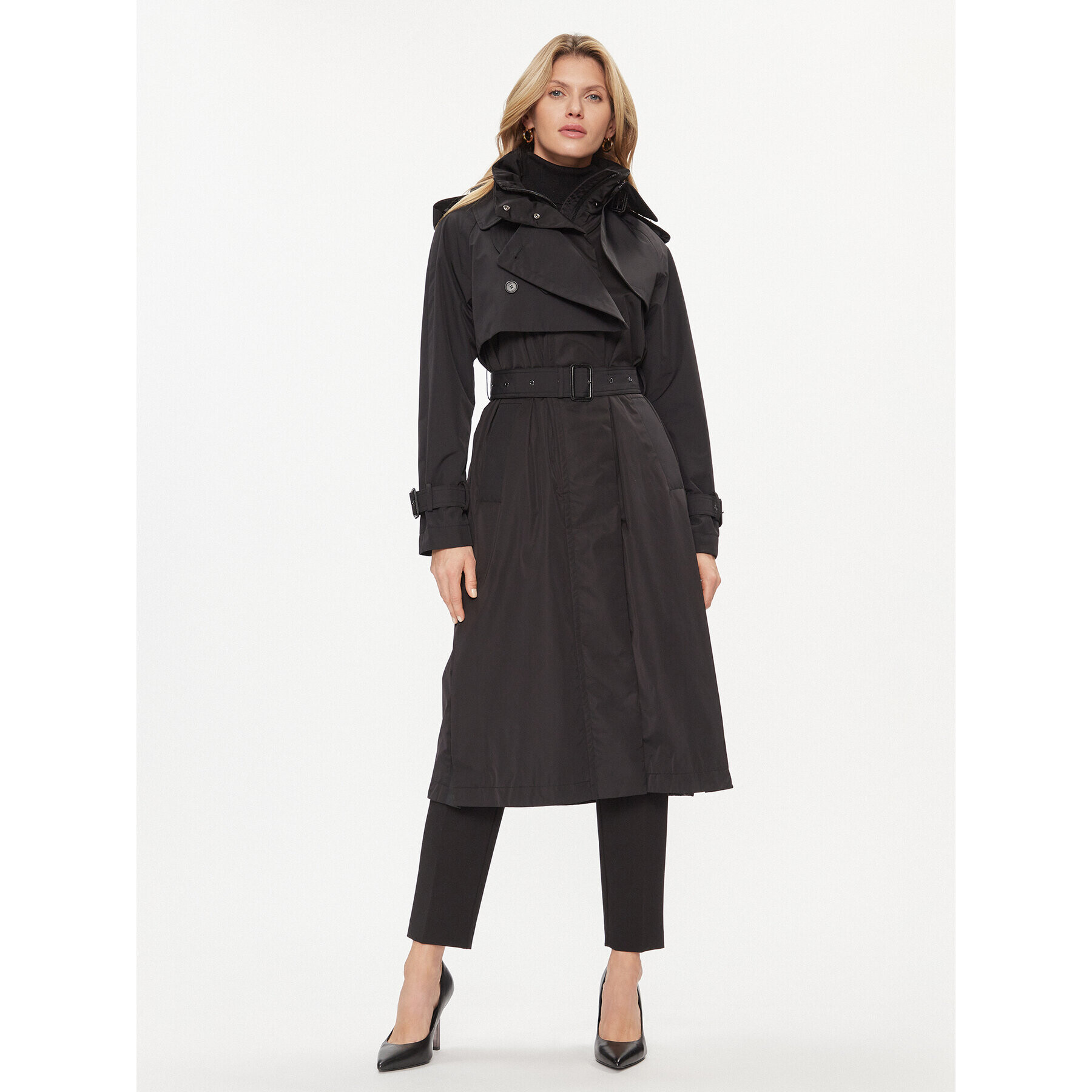 JOOP! Тренч 58 JW241C171 30040258 Черен Regular Fit - Pepit.bg