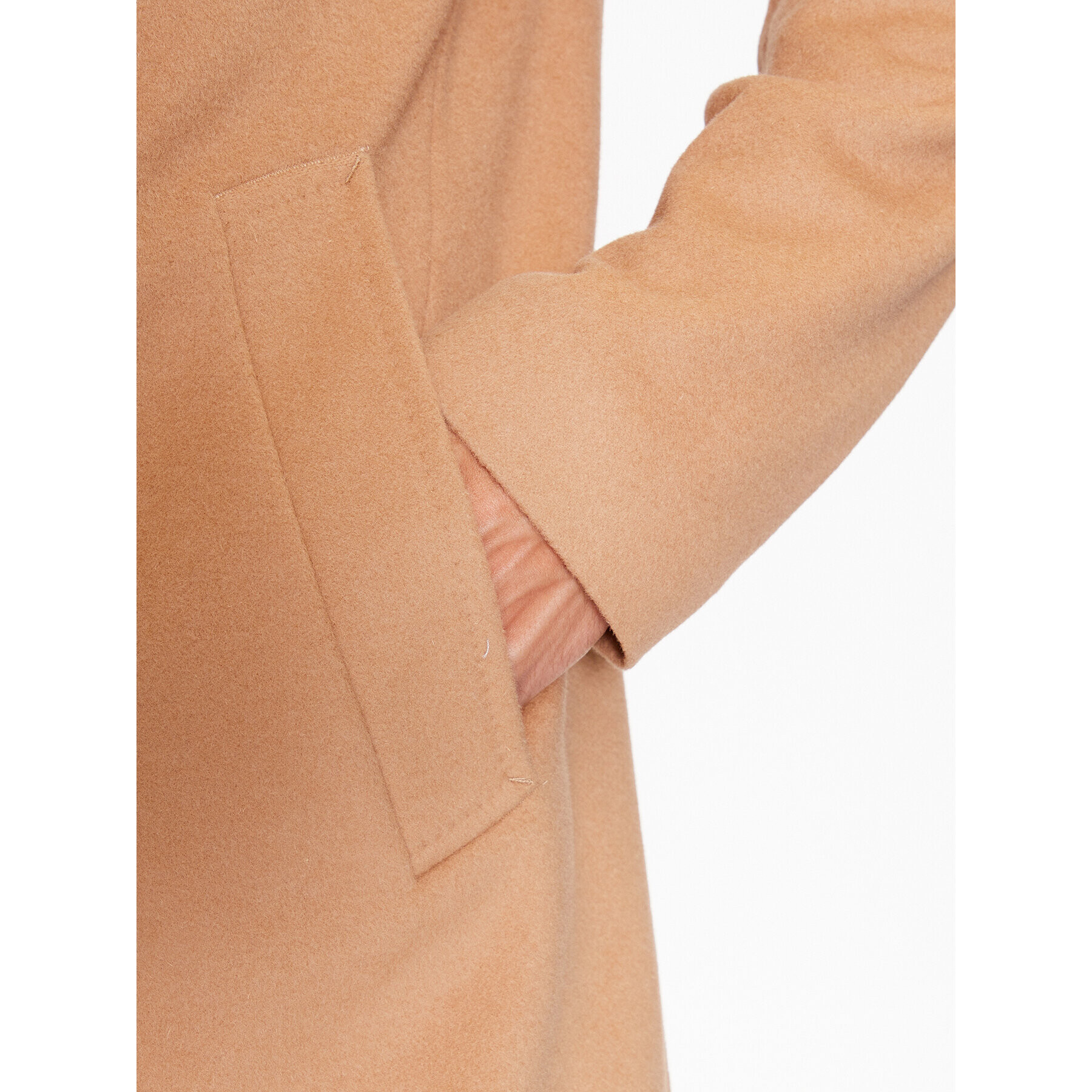 JOOP! Вълнено палто 30037689 Кафяв Regular Fit - Pepit.bg
