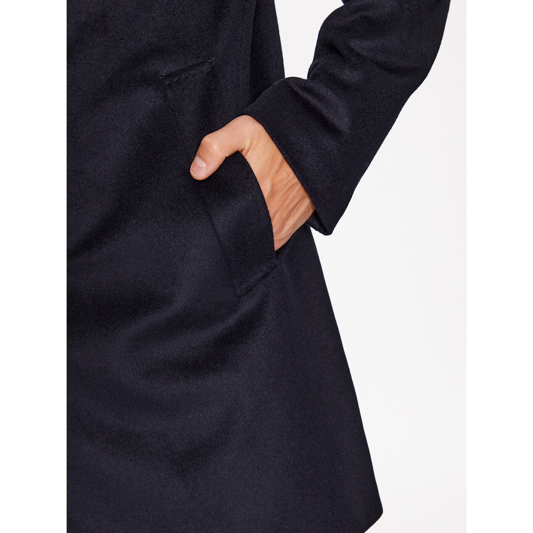 JOOP! Вълнено палто 30037689 Тъмносин Regular Fit - Pepit.bg