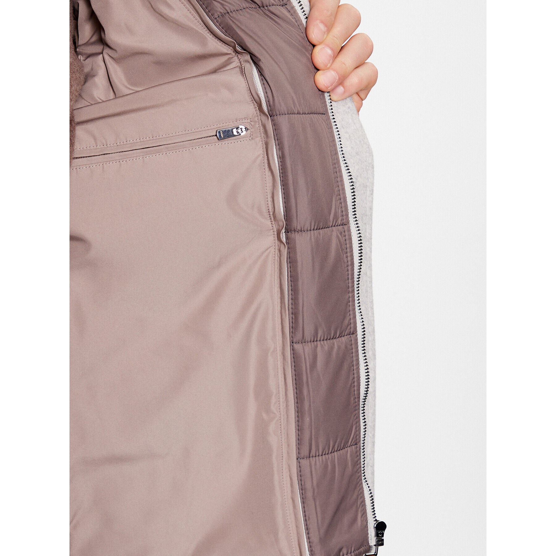 JOOP! Вълнено палто 30037691 Сив Regular Fit - Pepit.bg