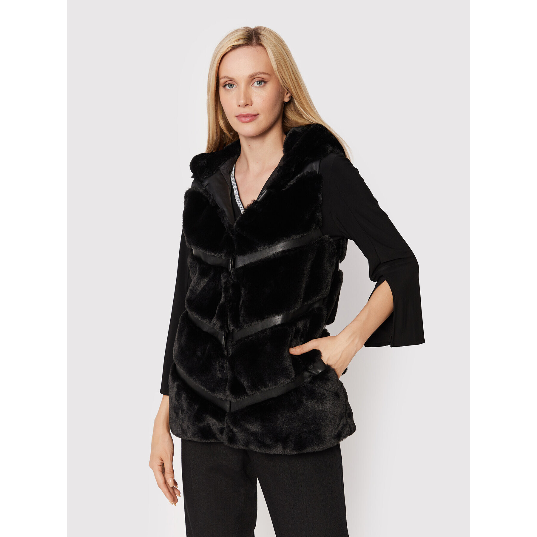 Joseph Ribkoff Елек 223910 Черен Regular Fit - Pepit.bg