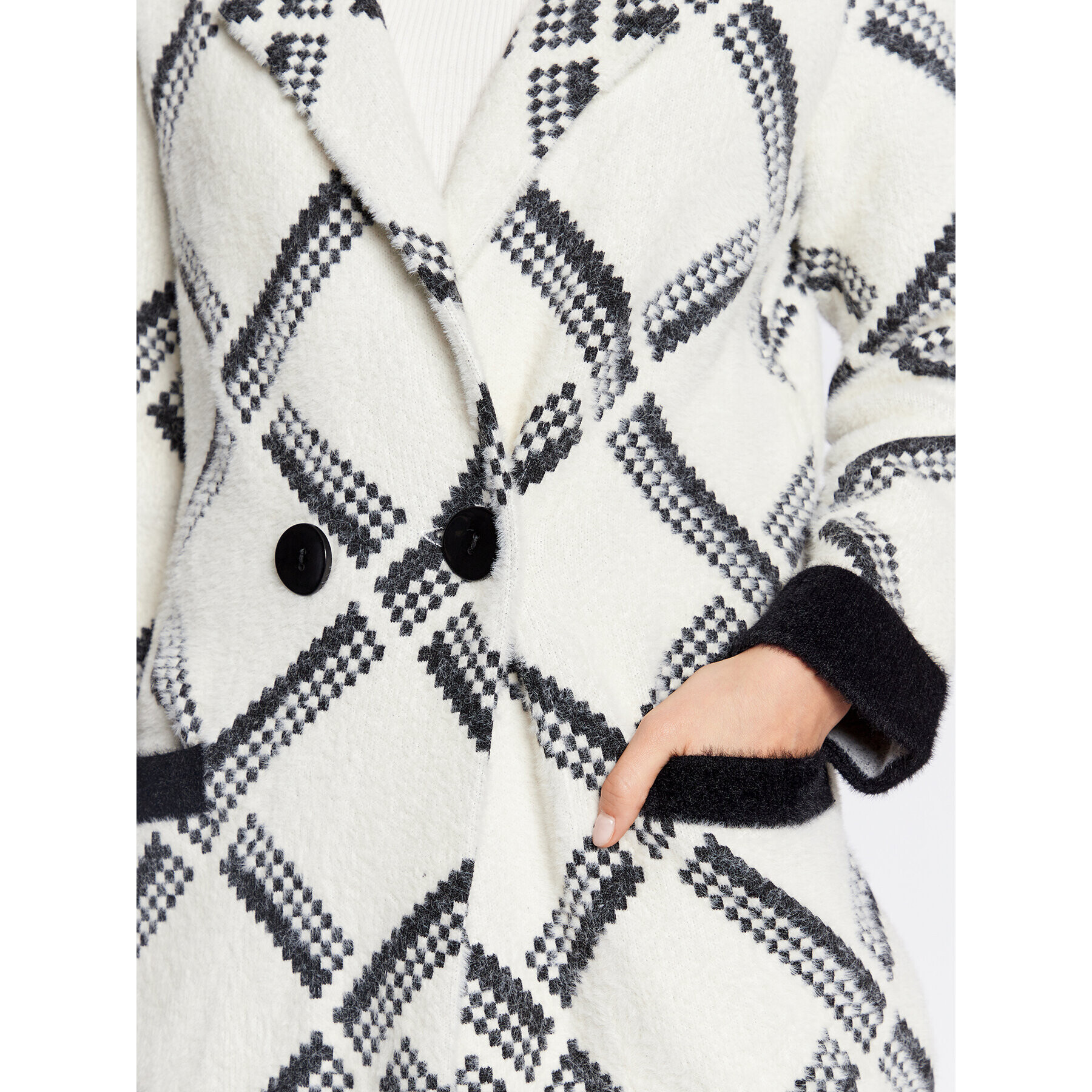 Joseph Ribkoff Кардиган 223952 Бял Regular Fit - Pepit.bg