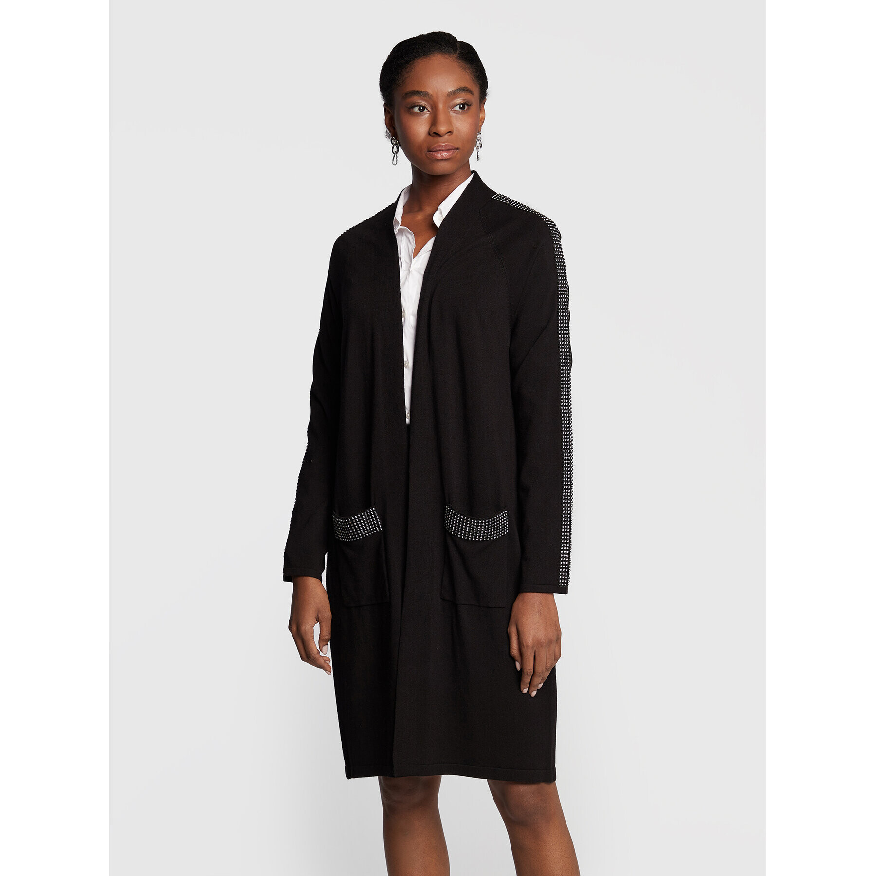 Joseph Ribkoff Кардиган 223961 Черен Regular Fit - Pepit.bg
