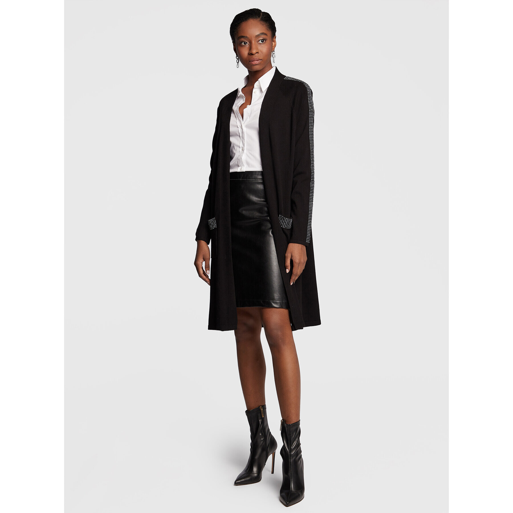Joseph Ribkoff Кардиган 223961 Черен Regular Fit - Pepit.bg
