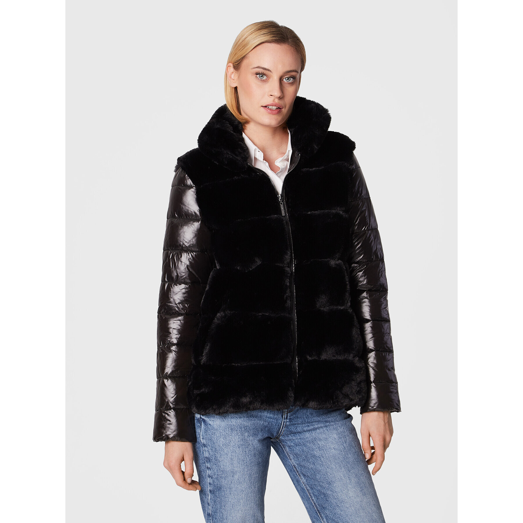 Joseph Ribkoff Преходно яке 224909 Черен Regular Fit - Pepit.bg