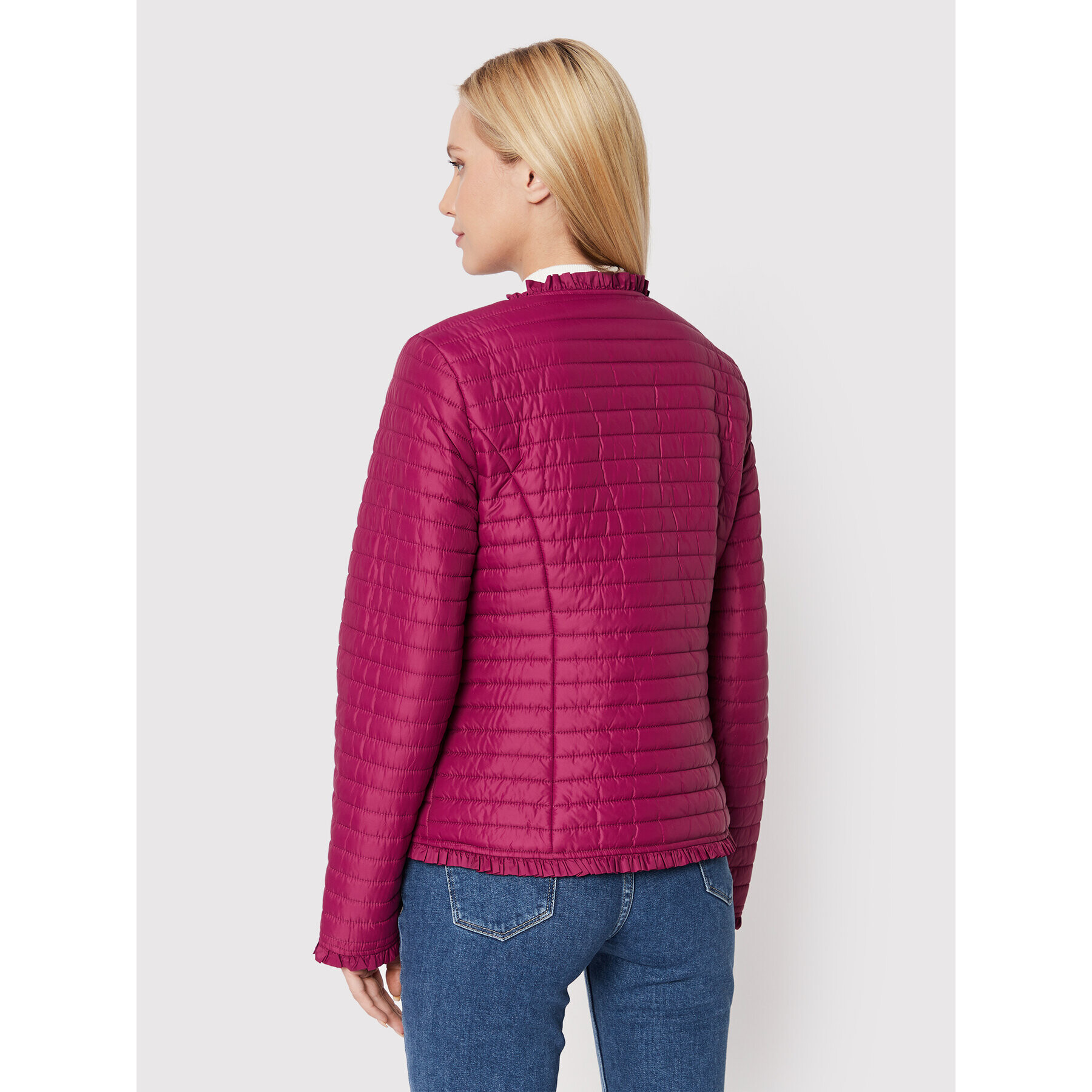 Joseph Ribkoff Пухено яке 223908 Виолетов Regular Fit - Pepit.bg