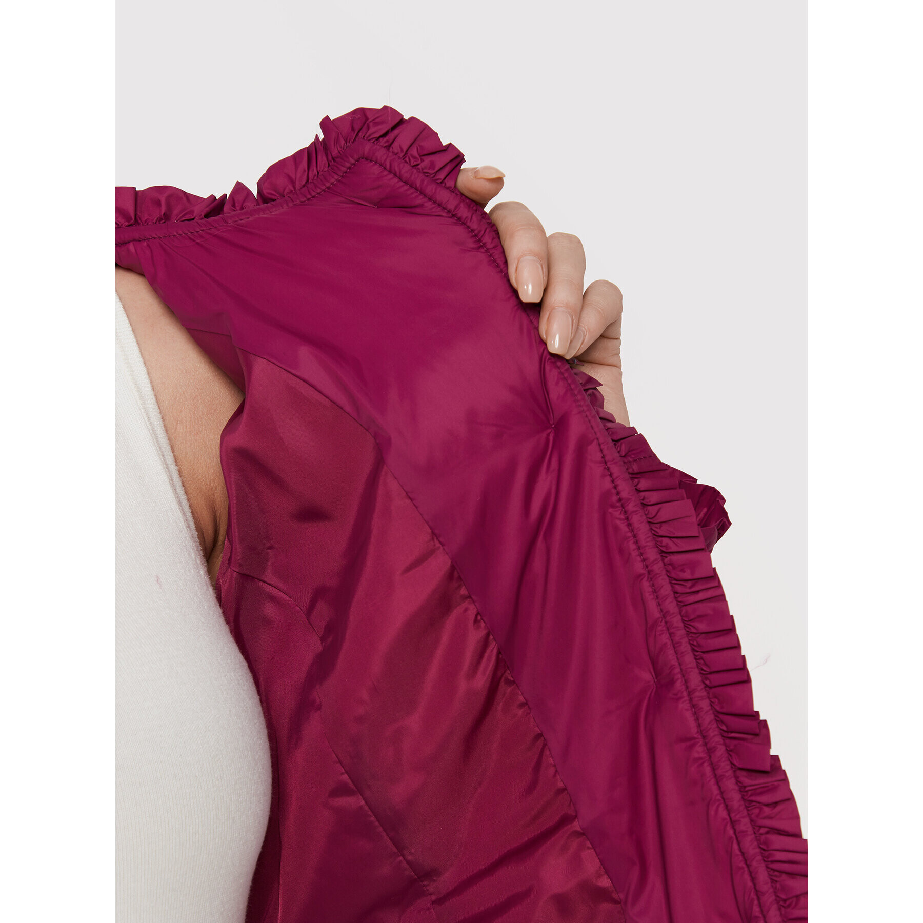 Joseph Ribkoff Пухено яке 223908 Виолетов Regular Fit - Pepit.bg