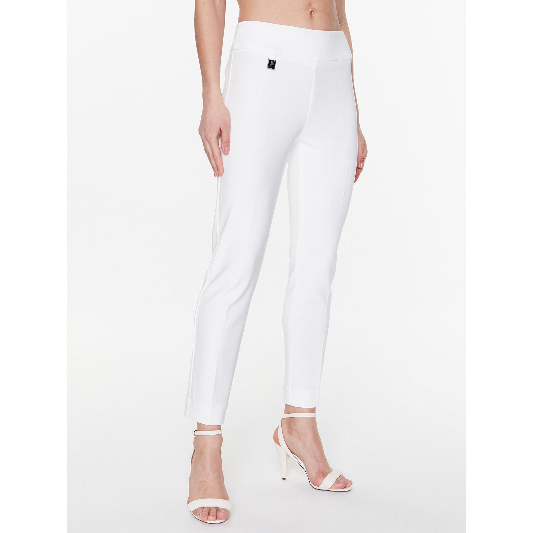Joseph Ribkoff Текстилни панталони 144092SS Бял Slim Fit - Pepit.bg