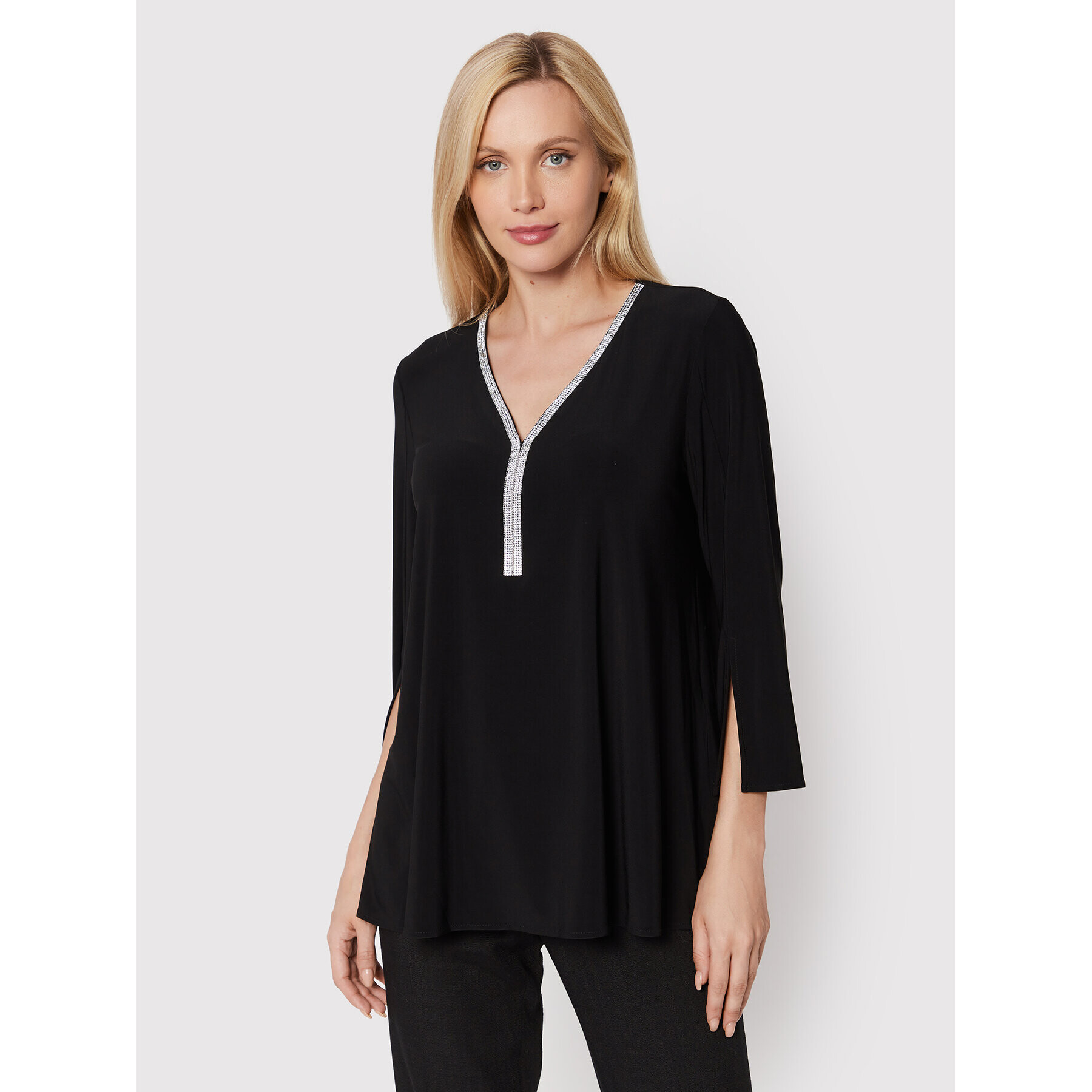 Joseph Ribkoff Туника 223198 Черен Regular Fit - Pepit.bg
