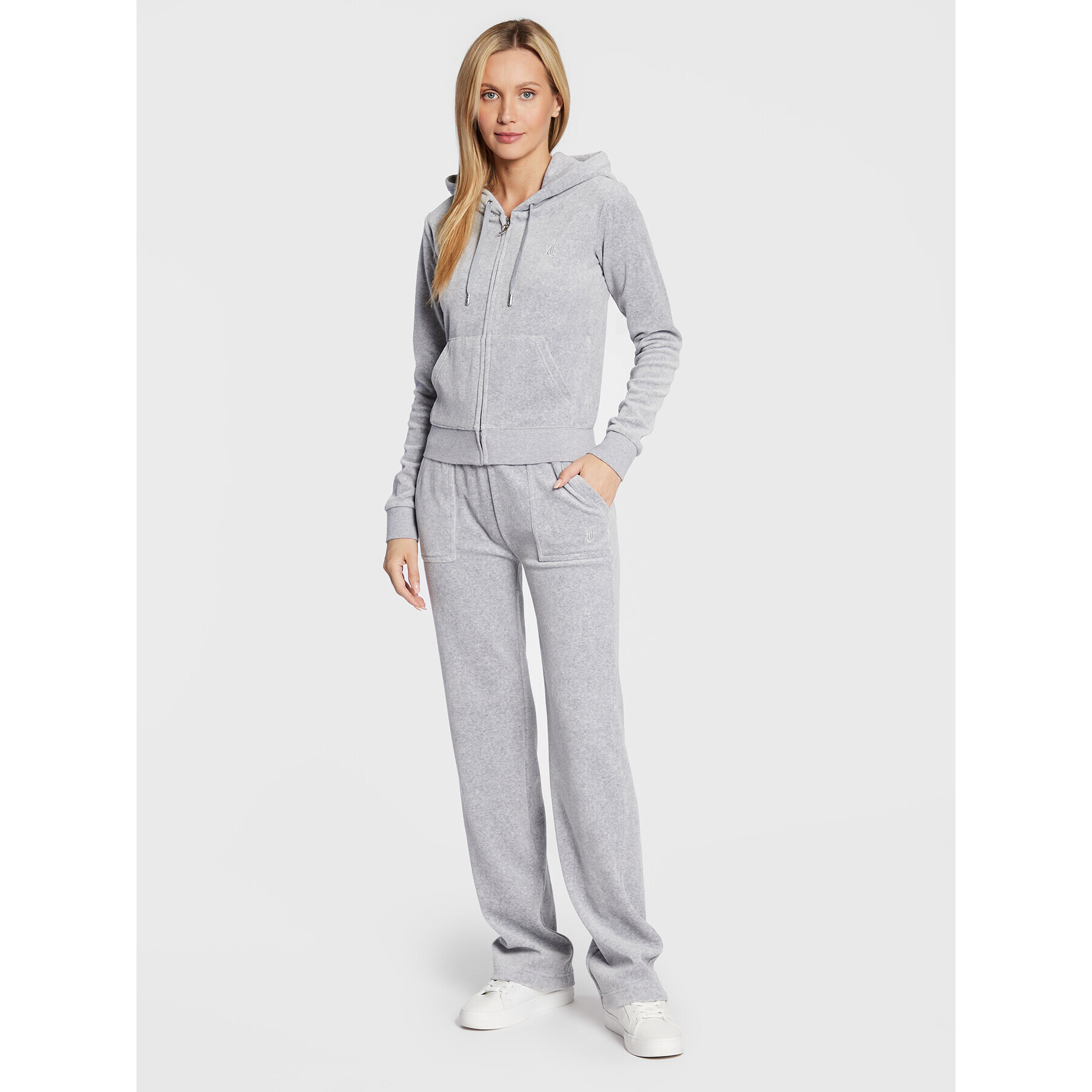 Juicy Couture Долнище анцуг Del Ray JCAP180 Сив Regular Fit - Pepit.bg