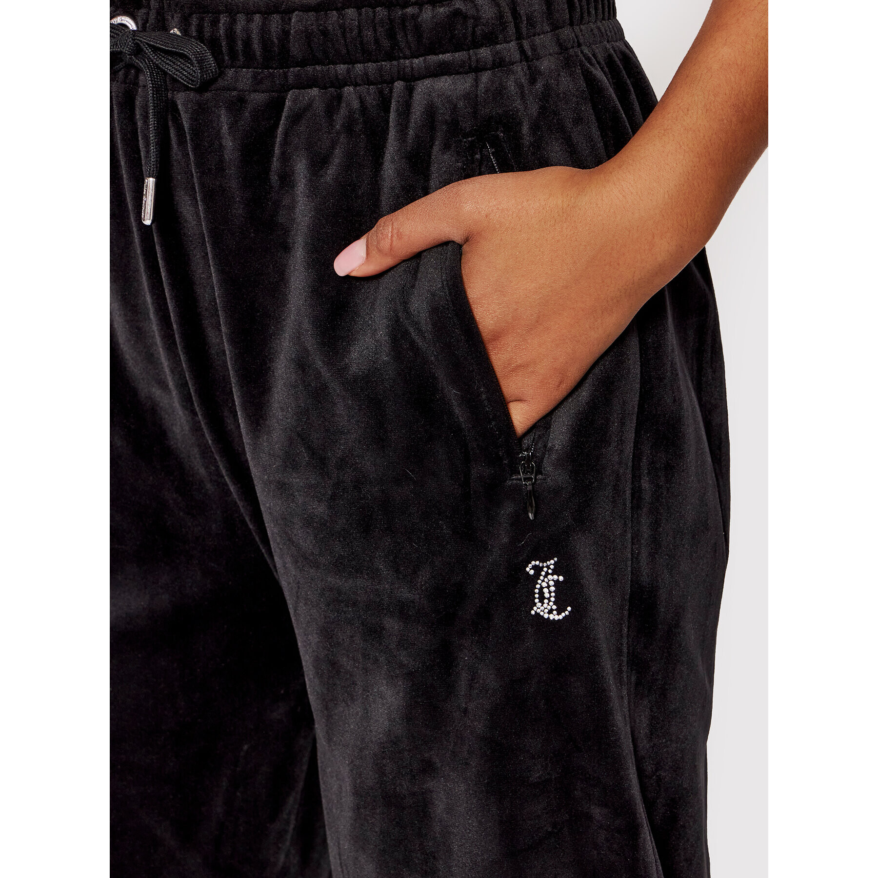 Juicy Couture Долнище анцуг JCWB121093 Черен Regular Fit - Pepit.bg