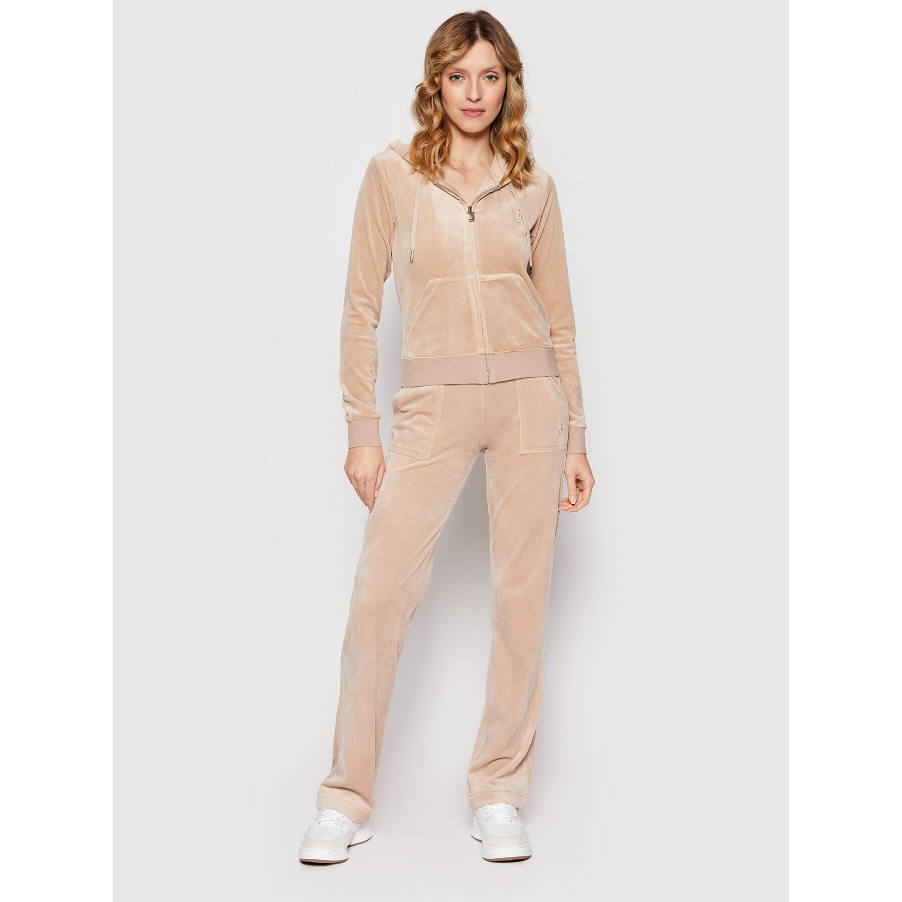 Juicy Couture Долнище анцуг Del Ray JCAP180 Бежов Regular Fit - Pepit.bg