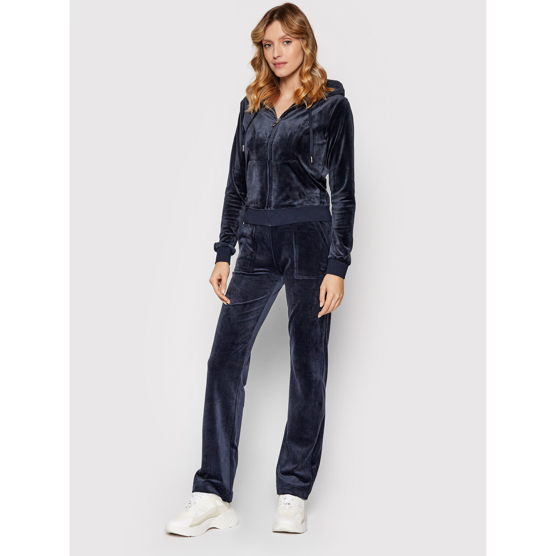 Juicy Couture Долнище анцуг Del Ray JCAP180 Тъмносин Regular Fit - Pepit.bg