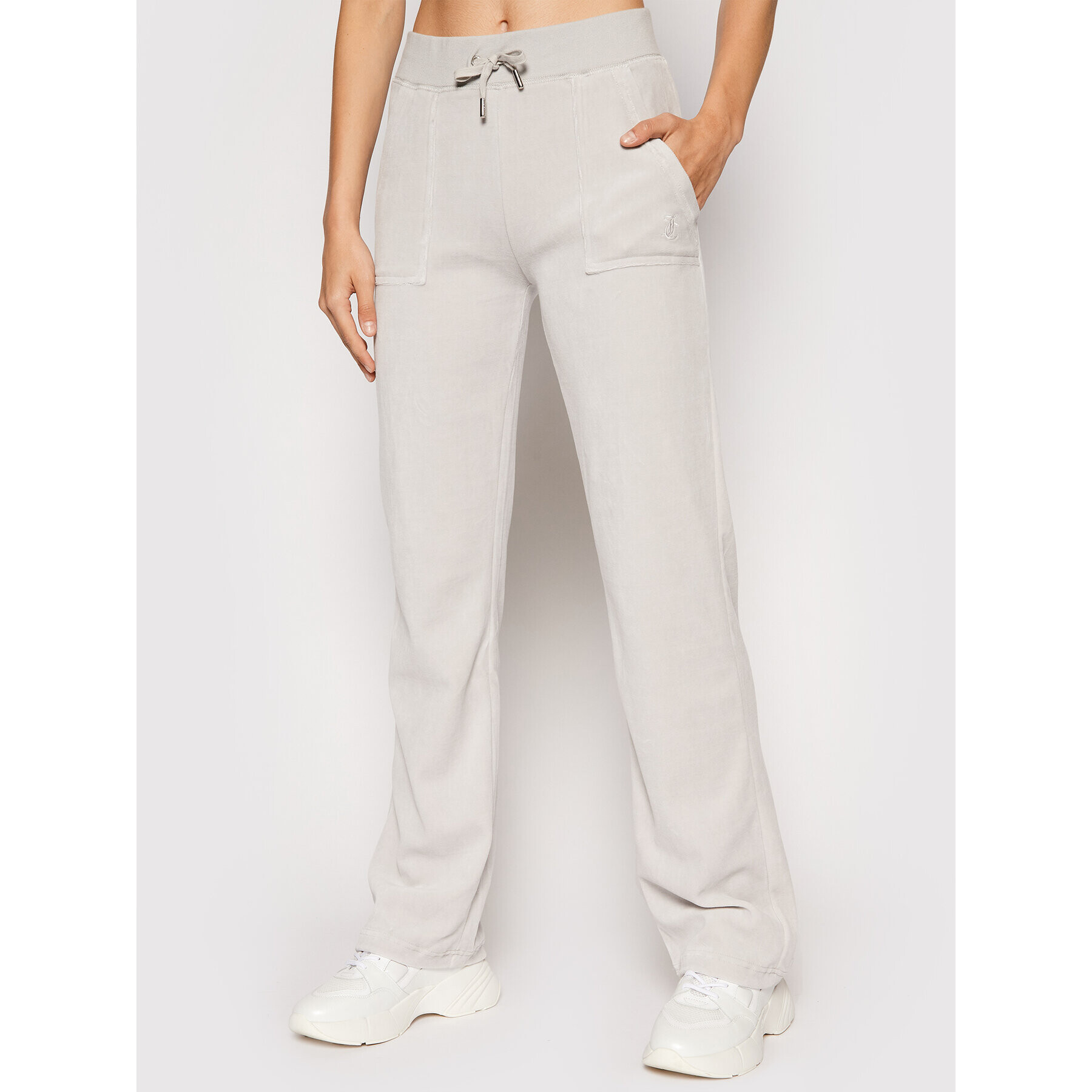 Juicy Couture Долнище анцуг Delray JCCB221003 Сив Regular Fit - Pepit.bg