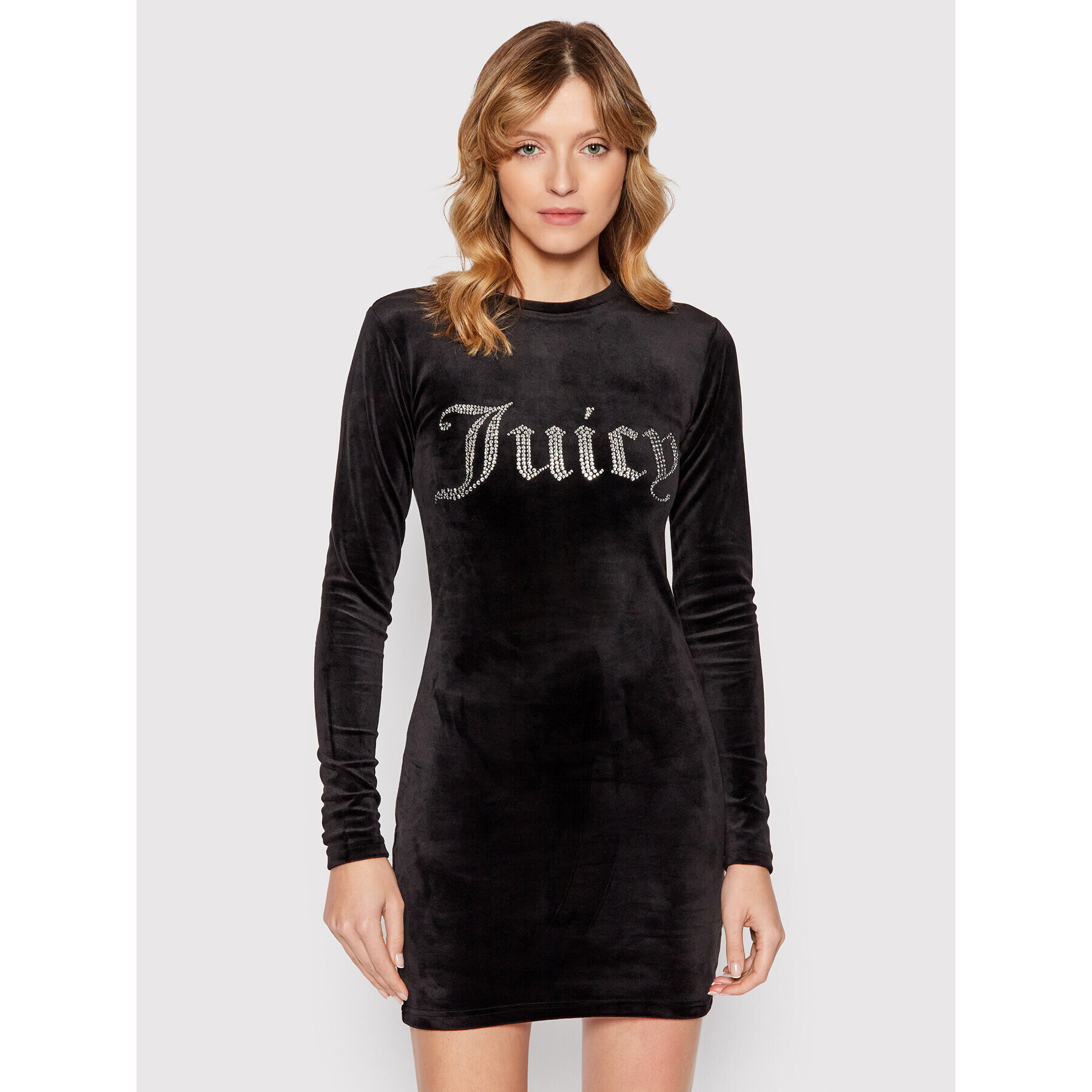 Juicy Couture Ежедневна рокля Vivian JCWE221003 Черен Slim Fit - Pepit.bg