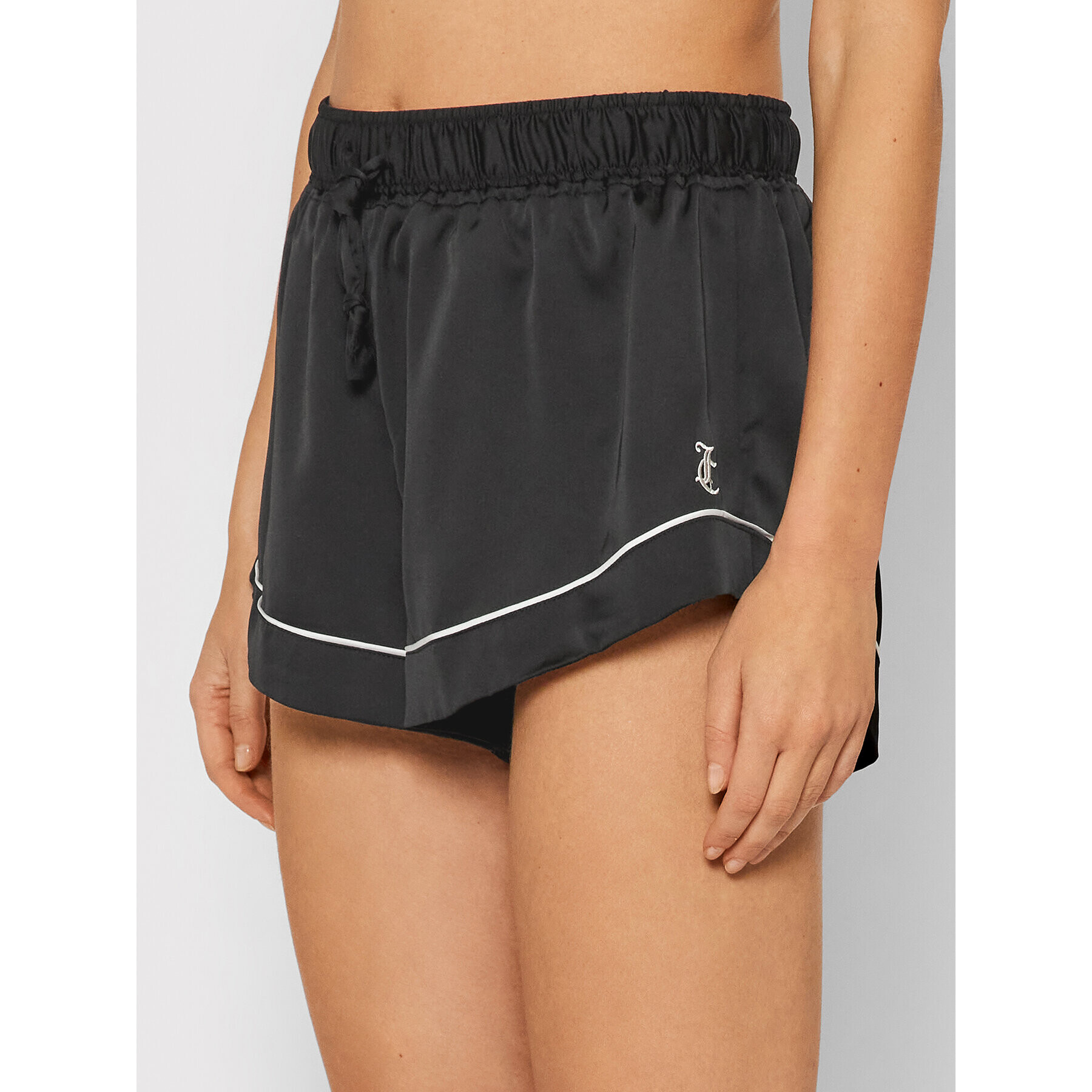 Juicy Couture Пижамени шорти Pia JCAPB202 Черен Regular Fit - Pepit.bg