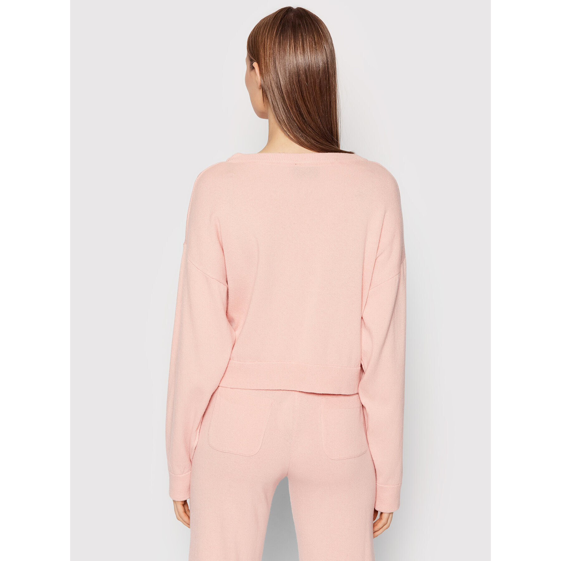 Juicy Couture Пуловер JCKA221002 Розов Relaxed Fit - Pepit.bg