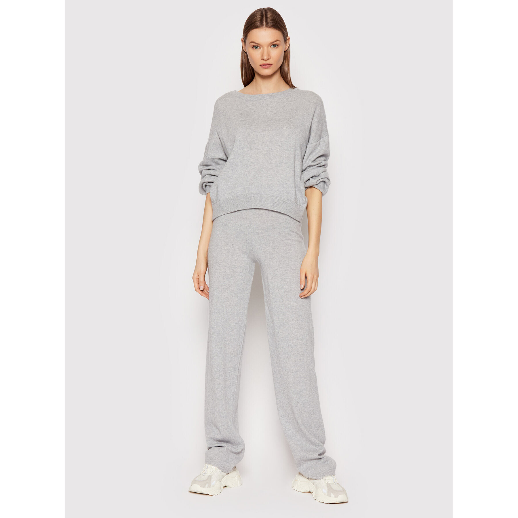 Juicy Couture Пуловер JCKA221002 Сив Relaxed Fit - Pepit.bg