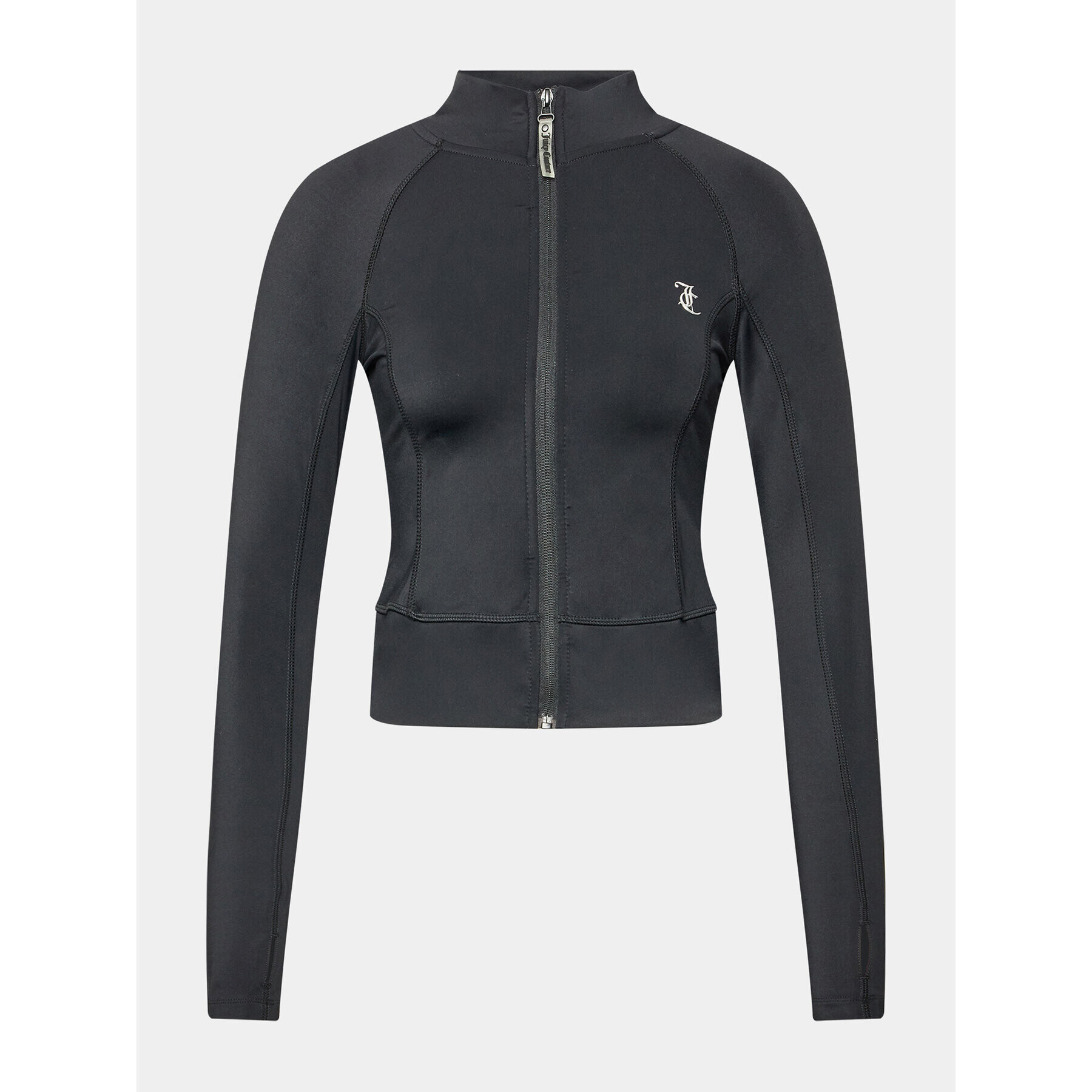 Juicy Couture Суитшърт Lara Peached JCSA222003 Черен Slim Fit - Pepit.bg