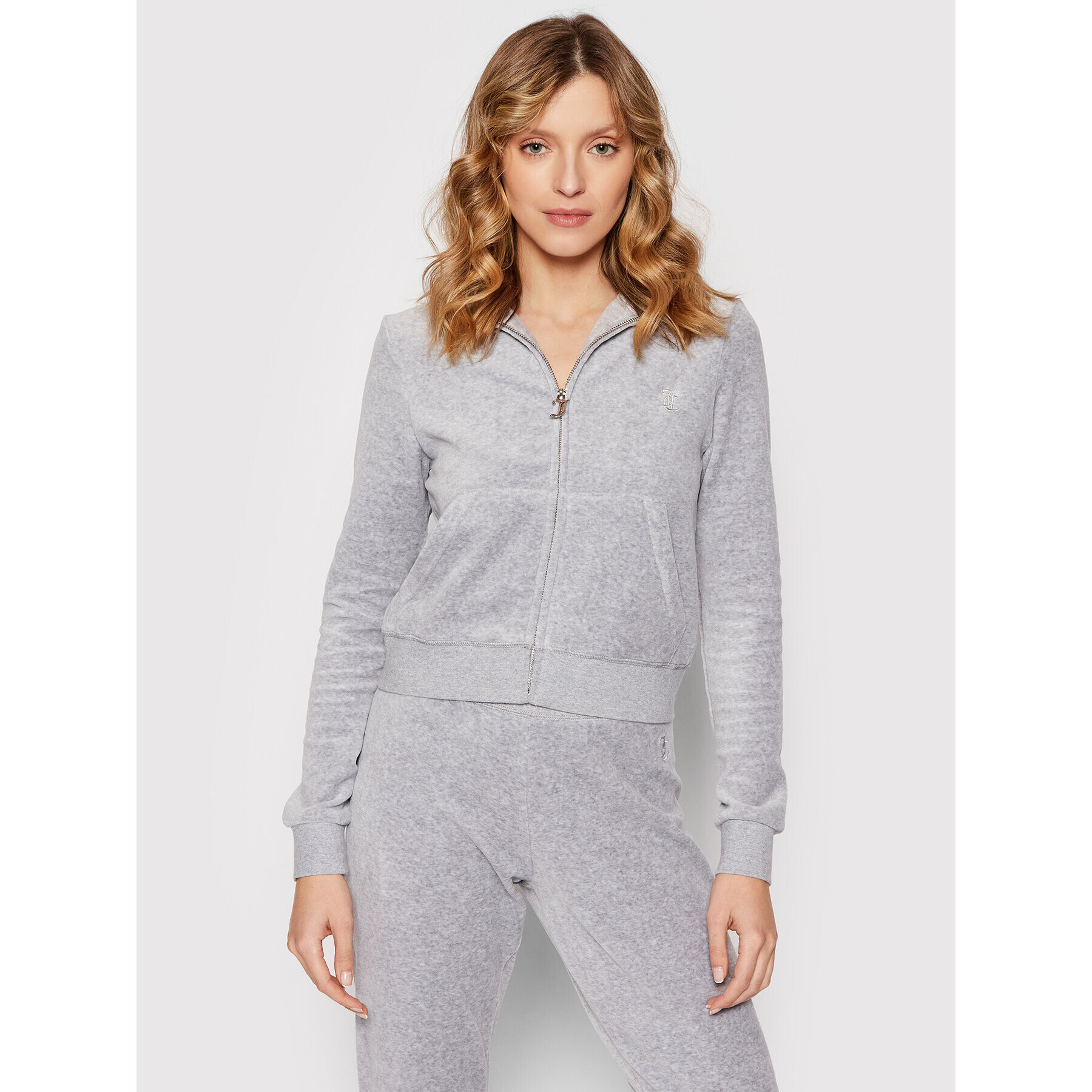 Juicy Couture Суитшърт Lieu JCCC221005 Сив Regular Fit - Pepit.bg