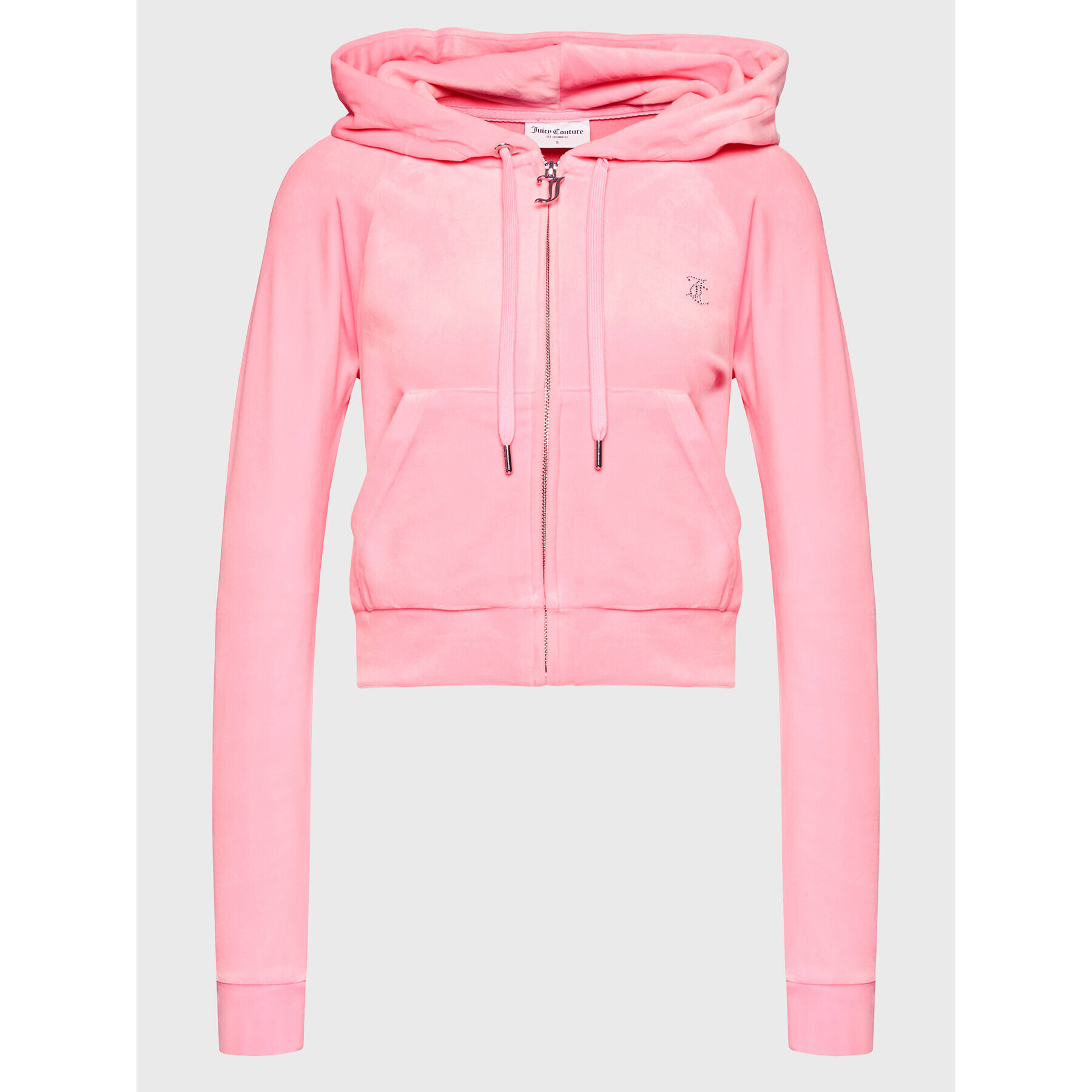 Juicy Couture Суитшърт Madison JCWA122001 Розов Slim Fit - Pepit.bg