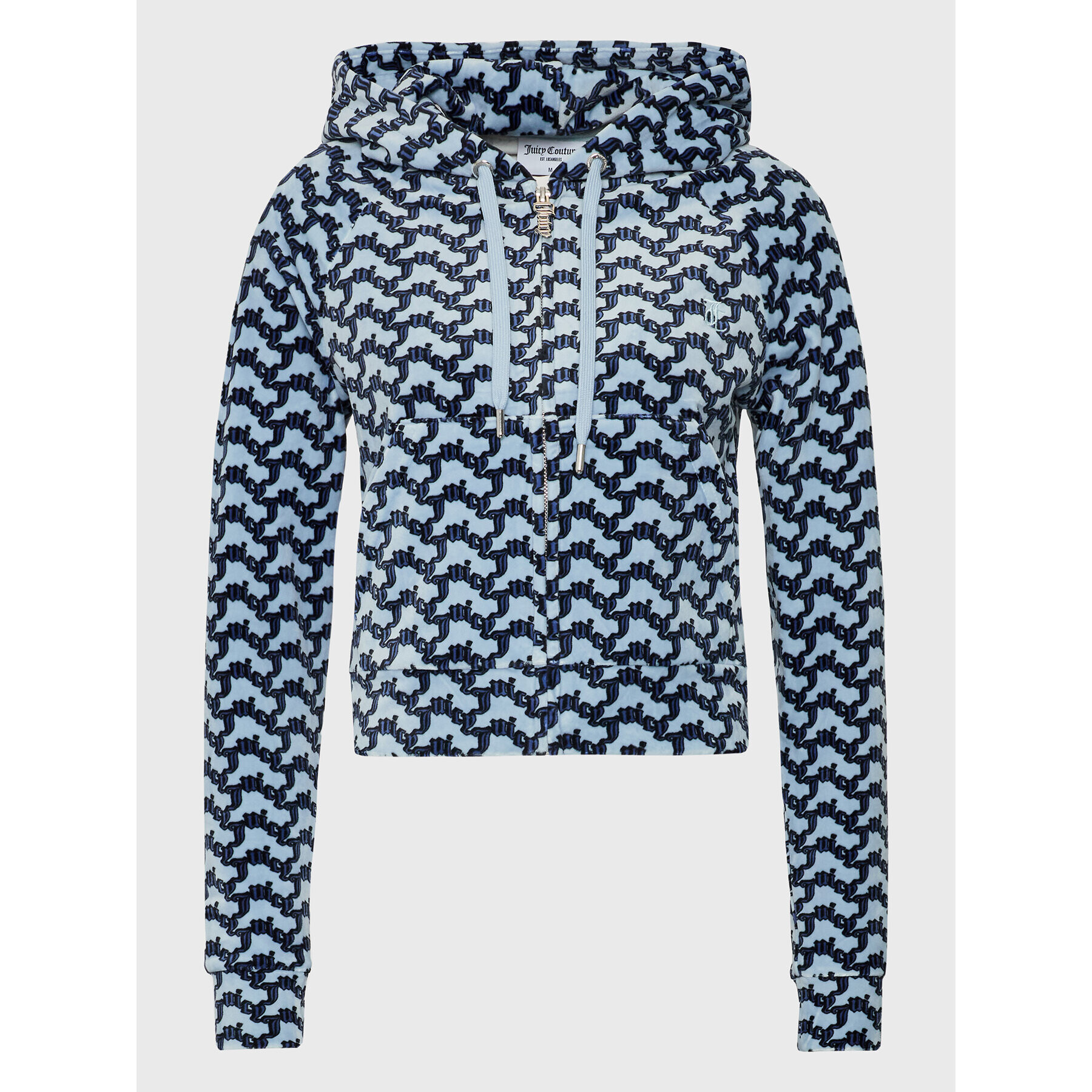 Juicy Couture Суитшърт Madison JCWA222016 Син Regular Fit - Pepit.bg