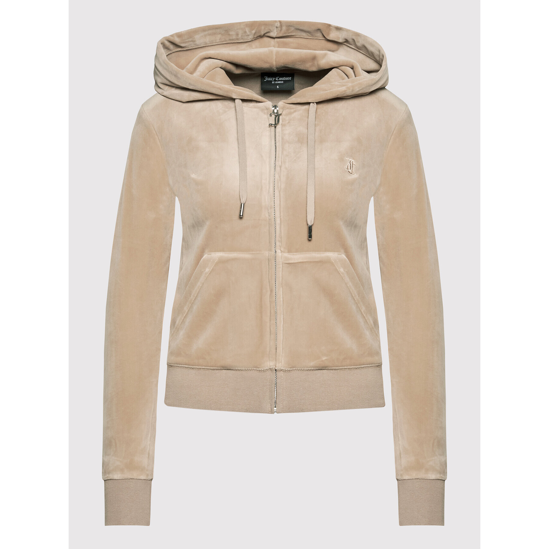 Juicy Couture Суитшърт Robertson JCAP176 Бежов Slim Fit - Pepit.bg