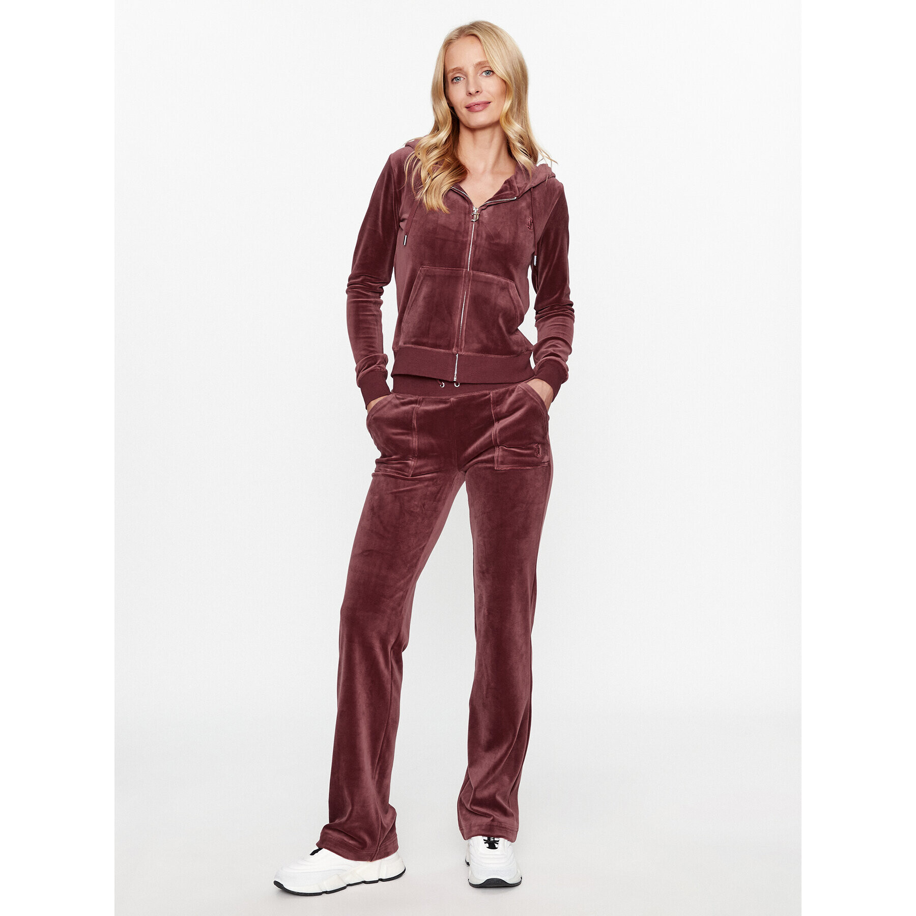 Juicy Couture Суитшърт Robertson JCAP176 Бордо Regular Fit - Pepit.bg