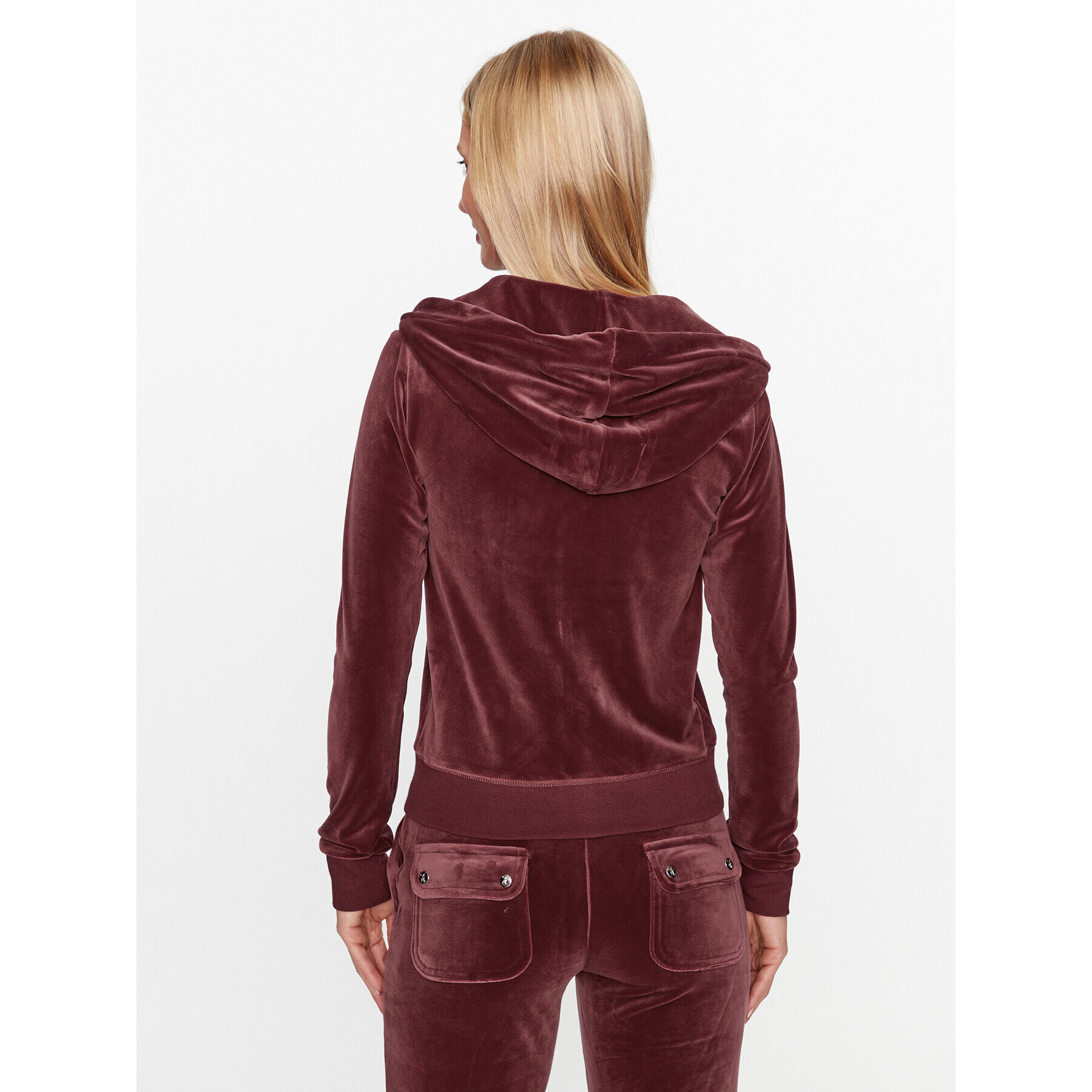 Juicy Couture Суитшърт Robertson JCAP176 Бордо Regular Fit - Pepit.bg