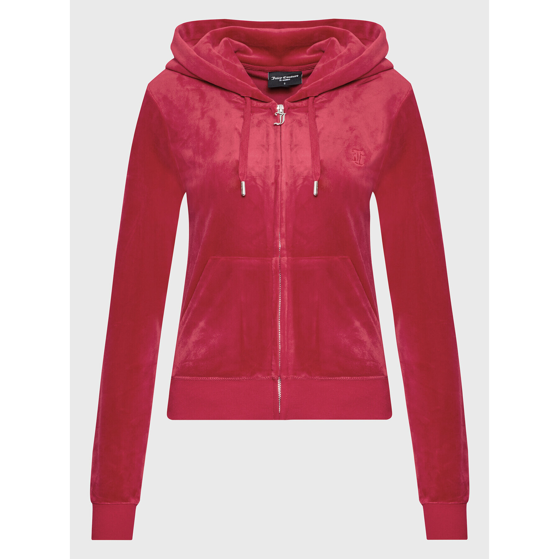 Juicy Couture Суитшърт Robertson JCAP176 Червен Slim Fit - Pepit.bg