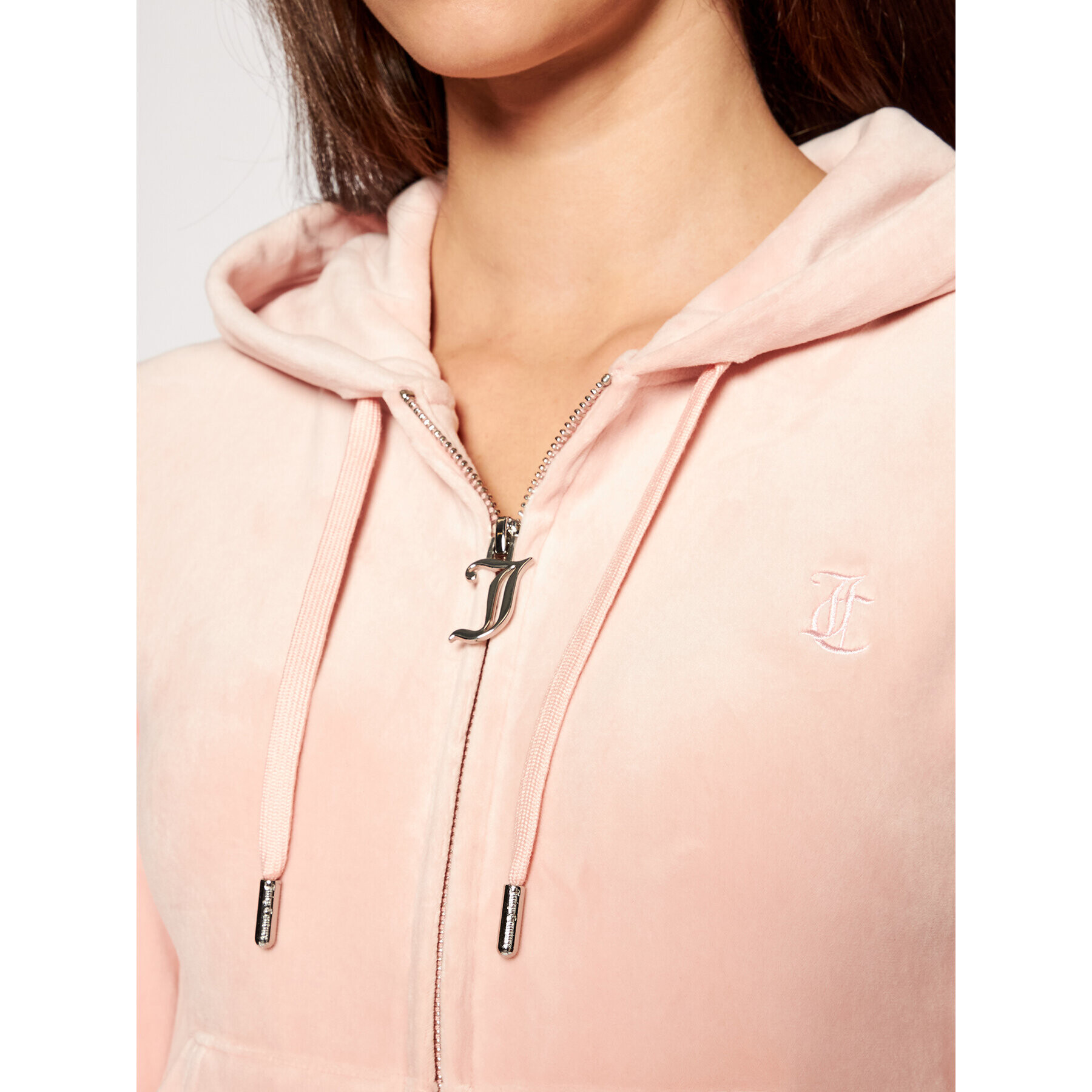 Juicy Couture Суитшърт Robertson JCAP176 Розов Slim Fit - Pepit.bg