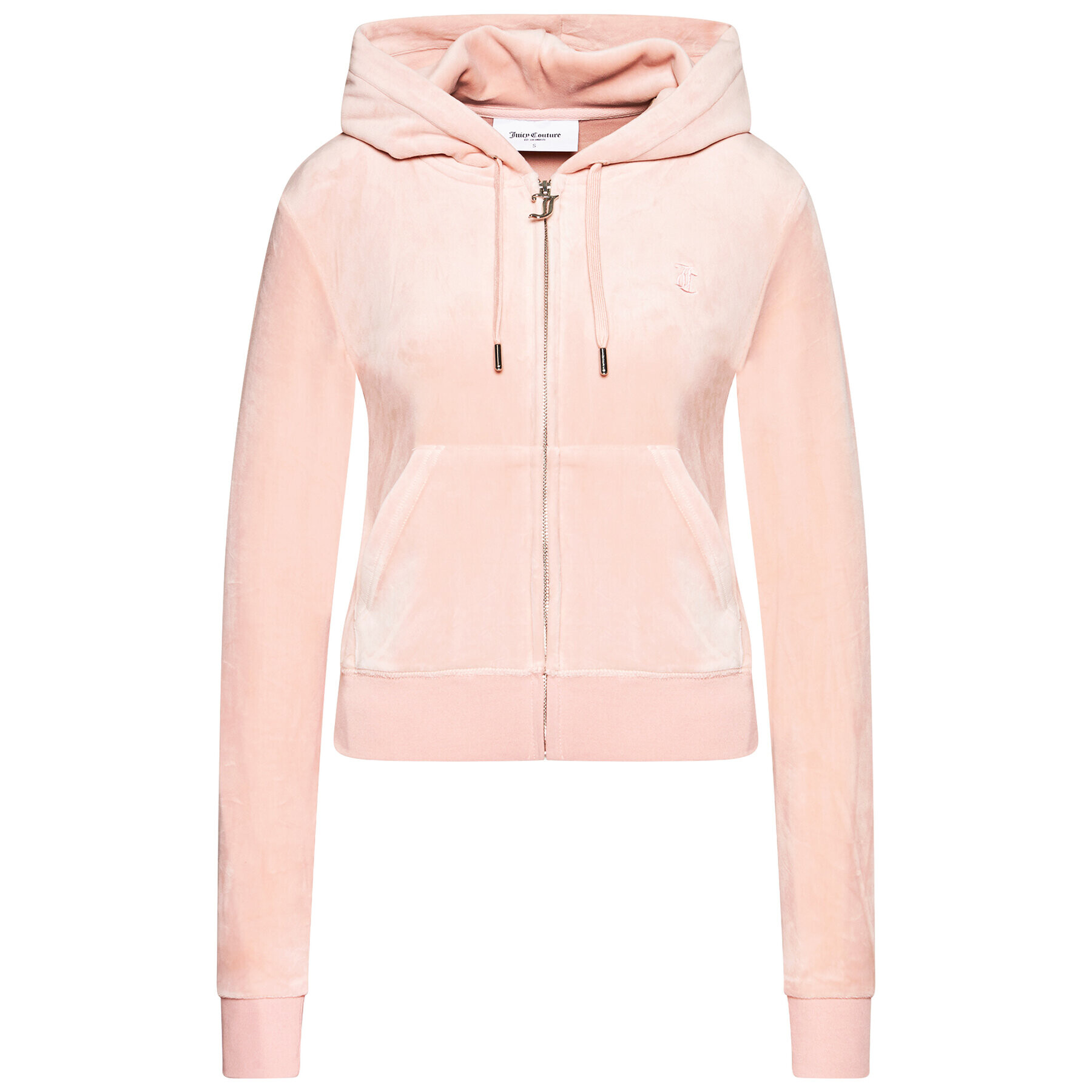 Juicy Couture Суитшърт Robertson JCAP176 Розов Slim Fit - Pepit.bg