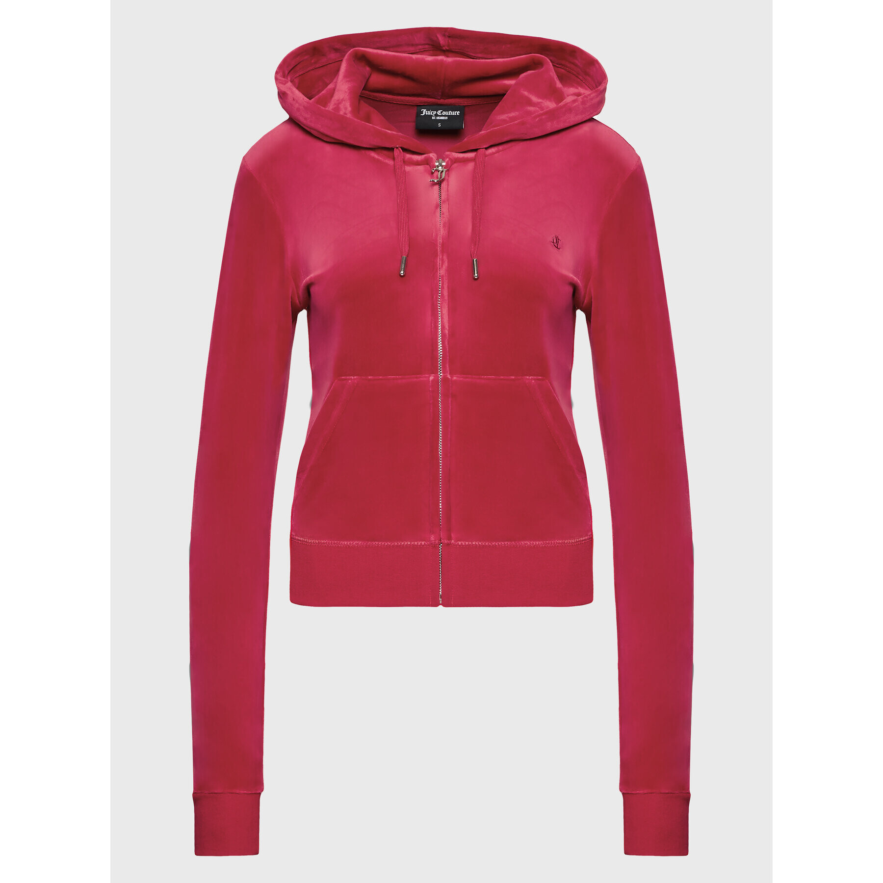 Juicy Couture Суитшърт Robertson JCAP176 Розов Slim Fit - Pepit.bg