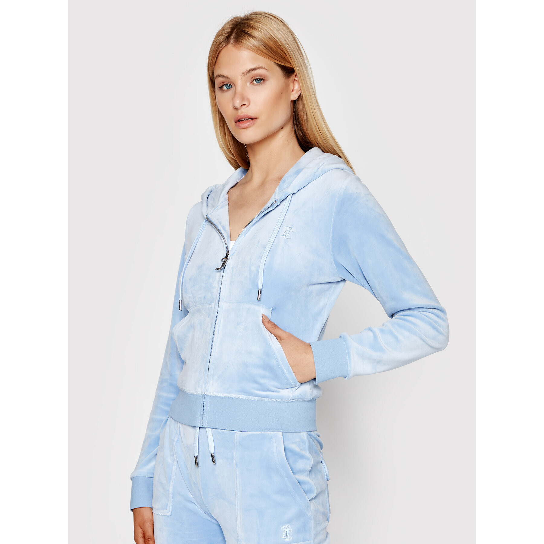 Juicy Couture Суитшърт Robertson JCAP176 Син Regular Fit - Pepit.bg