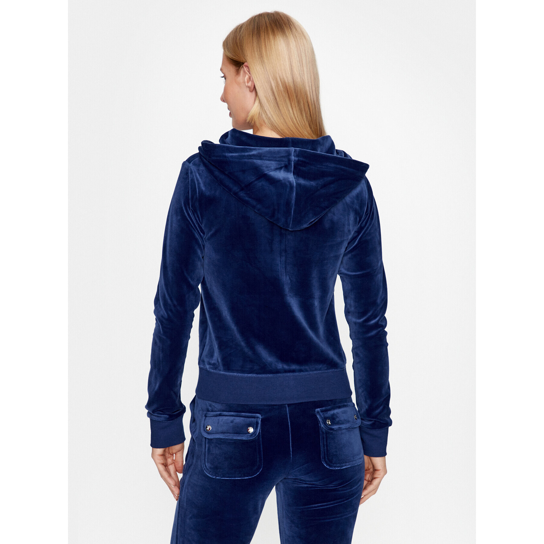 Juicy Couture Суитшърт Robertson JCAP176 Тъмносин Regular Fit - Pepit.bg