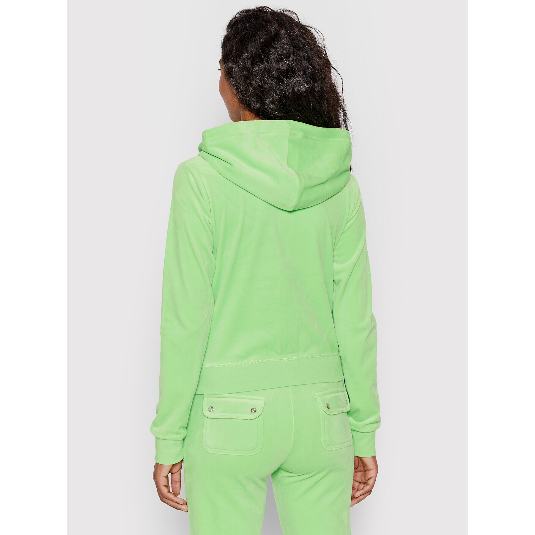 Juicy Couture Суитшърт Robertson JCAP176 Зелен Regular Fit - Pepit.bg