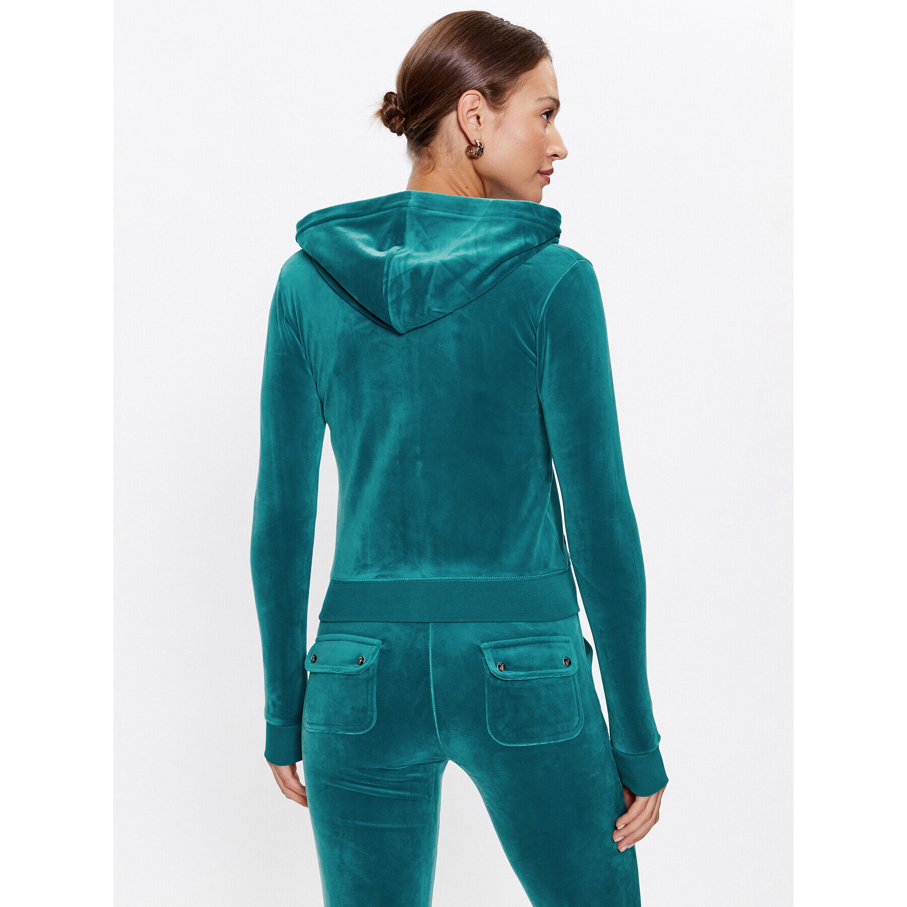 Juicy Couture Суитшърт Robertson JCAP176 Зелен Regular Fit - Pepit.bg