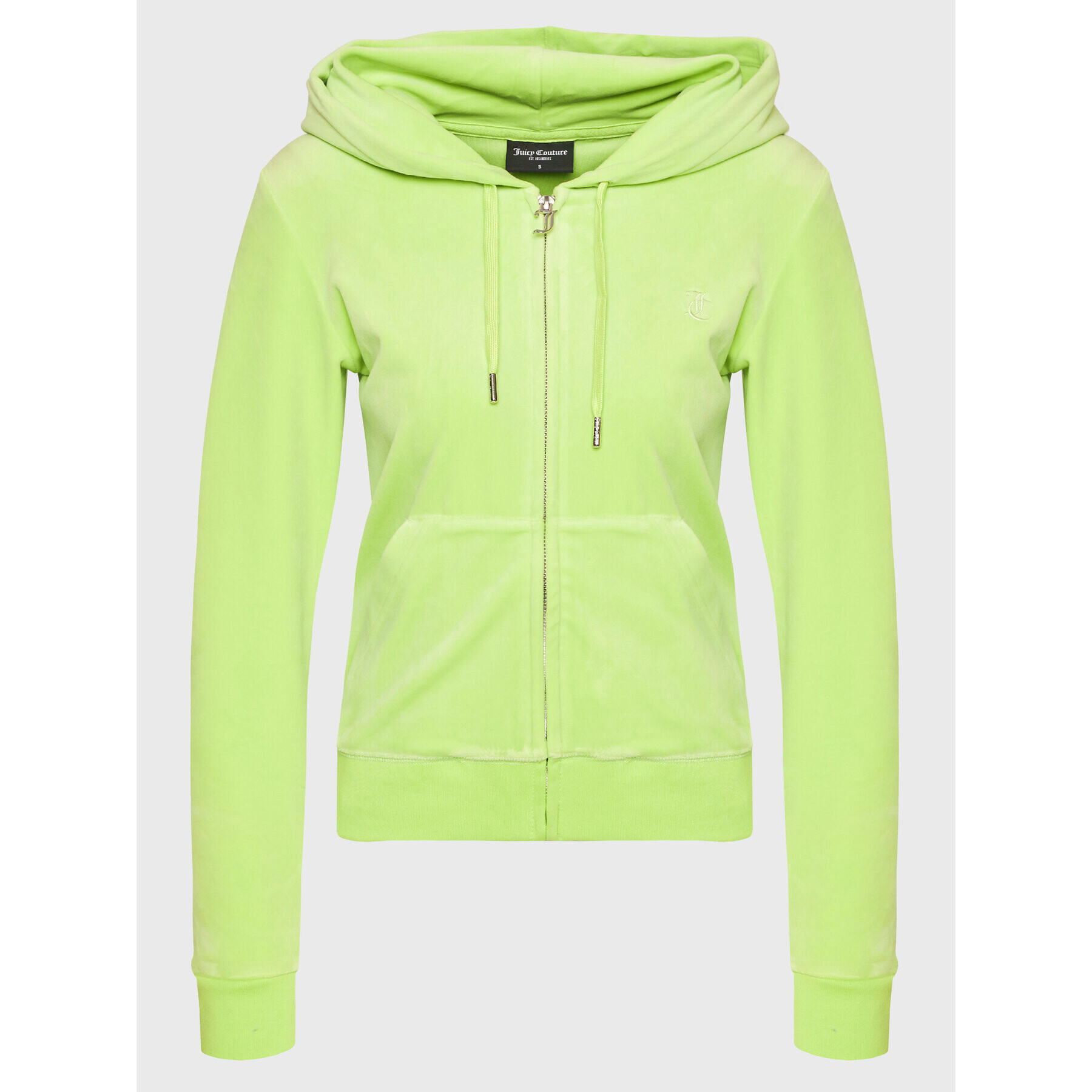 Juicy Couture Суитшърт Robertson JCAP176 Зелен Slim Fit - Pepit.bg