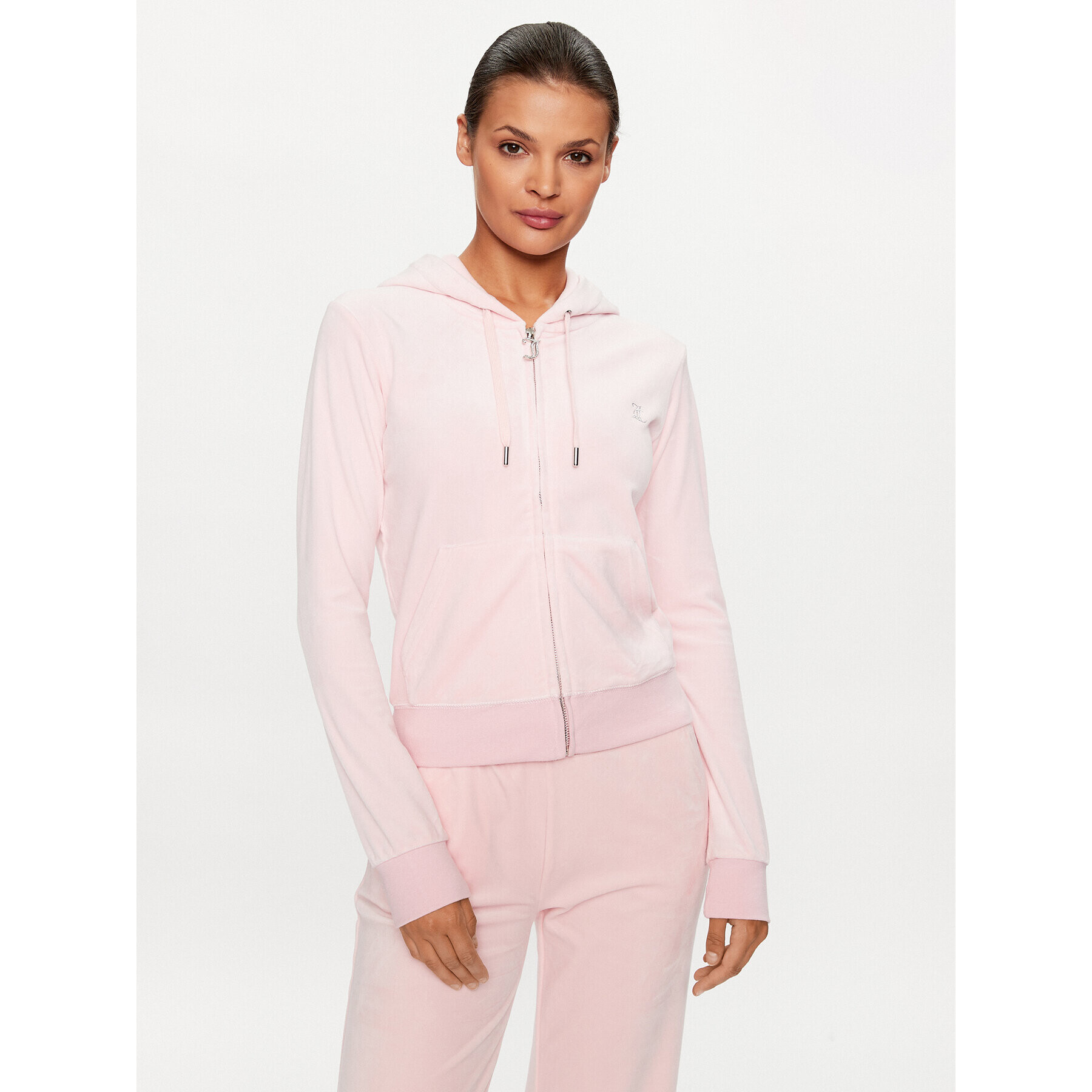 Juicy Couture Суитшърт Robertson JCCA221006 Розов Regular Fit - Pepit.bg